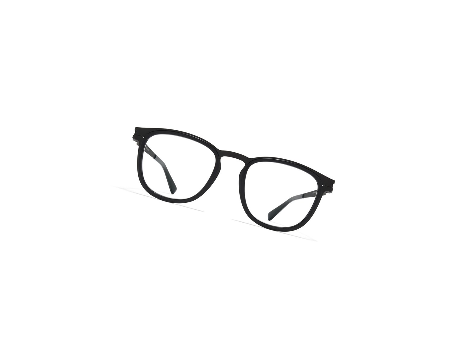 Glasses Mykita Acetate Rings Cantara Optical Frame A6 Black/Black / Clear | 87594-UHLR