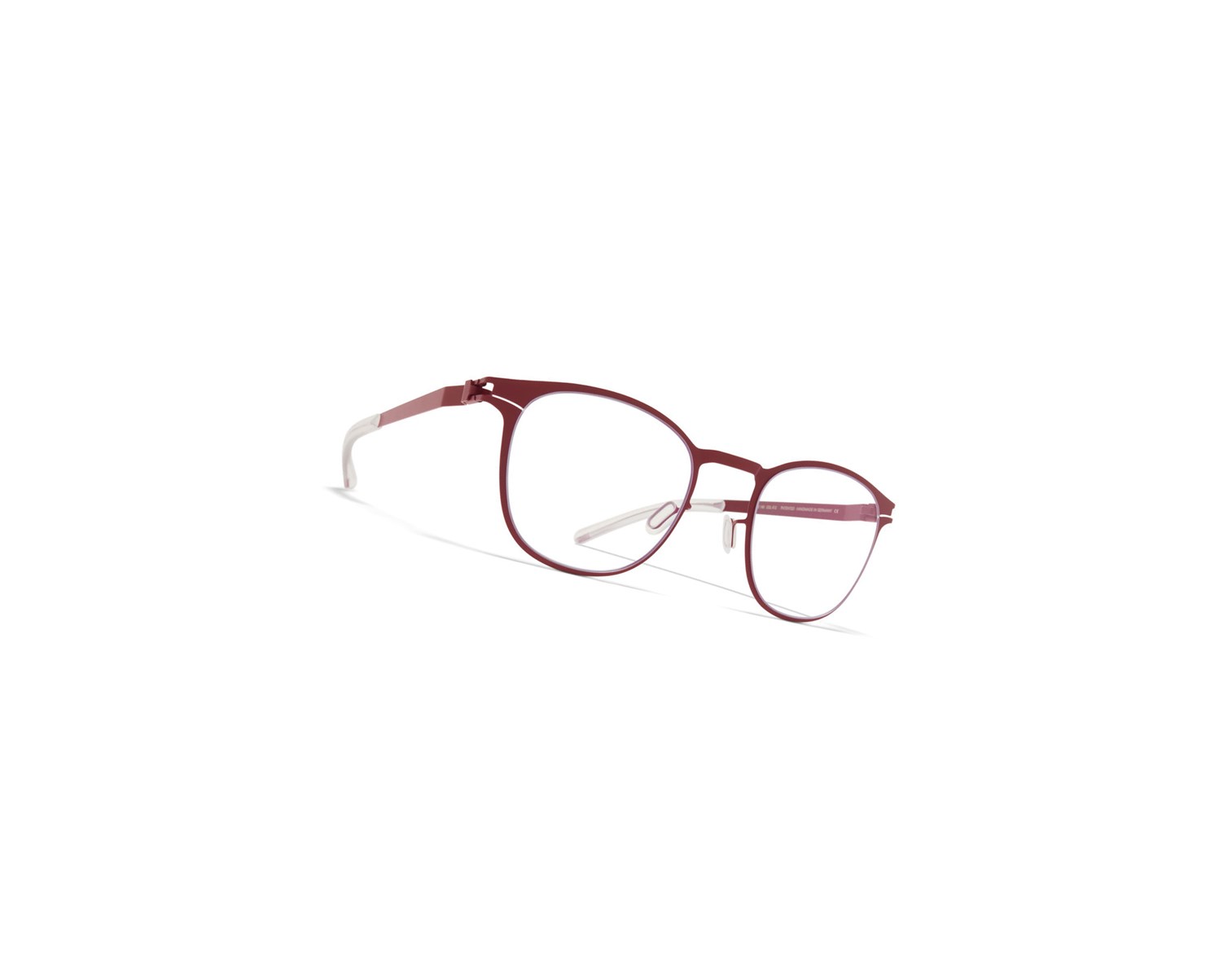 Glasses Mykita Decades Coltrane Optical Frame Cranberry / Clear | 70569-JUTY