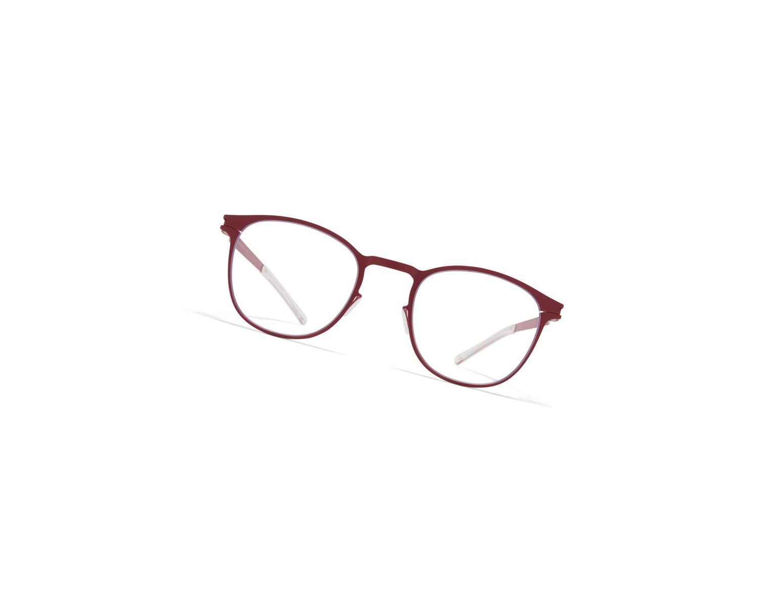 Glasses Mykita Decades Coltrane Optical Frame Cranberry / Clear | 70569-JUTY