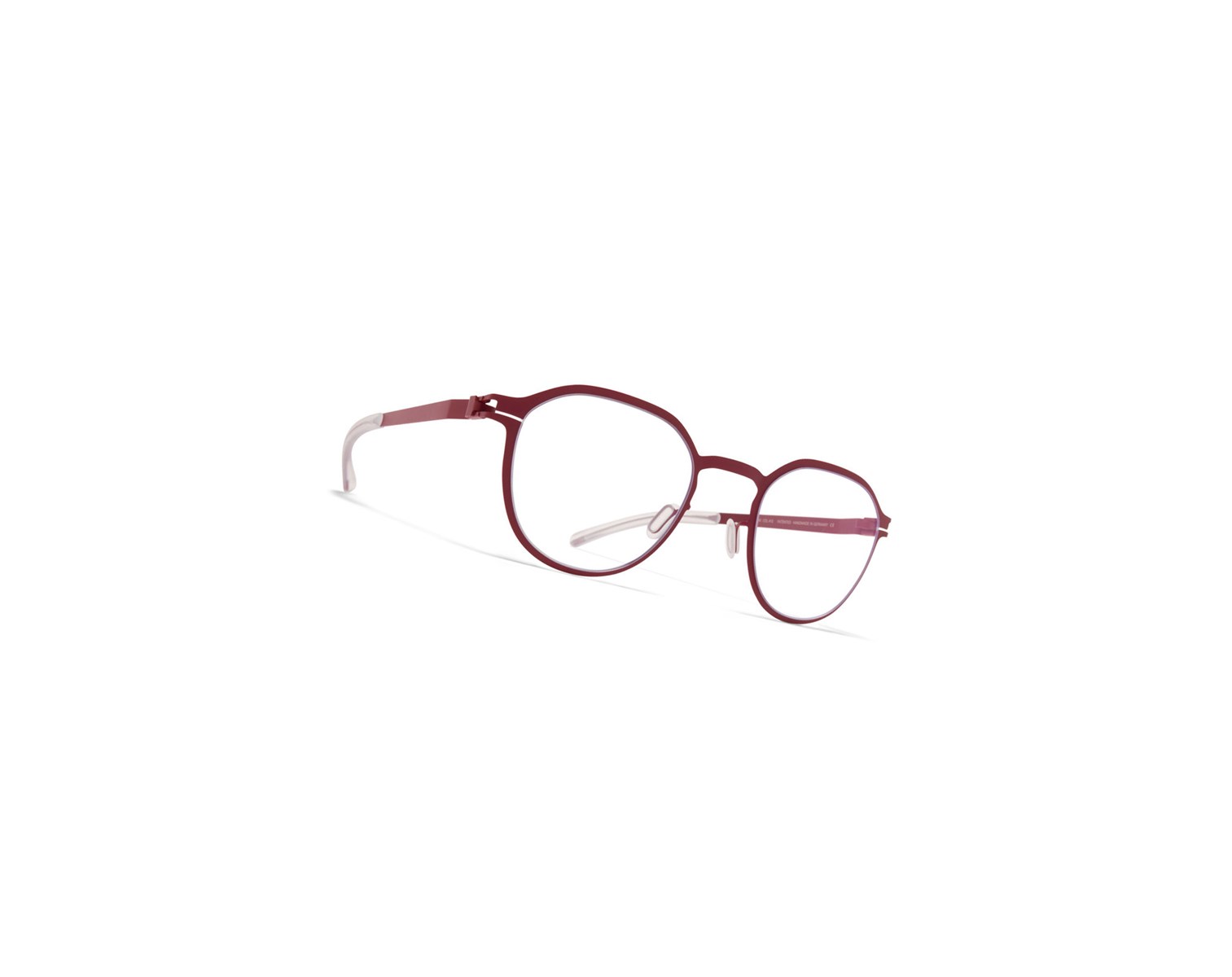 Glasses Mykita Decades Ellington Optical Frame Cranberry / Clear | 30592-FYZN