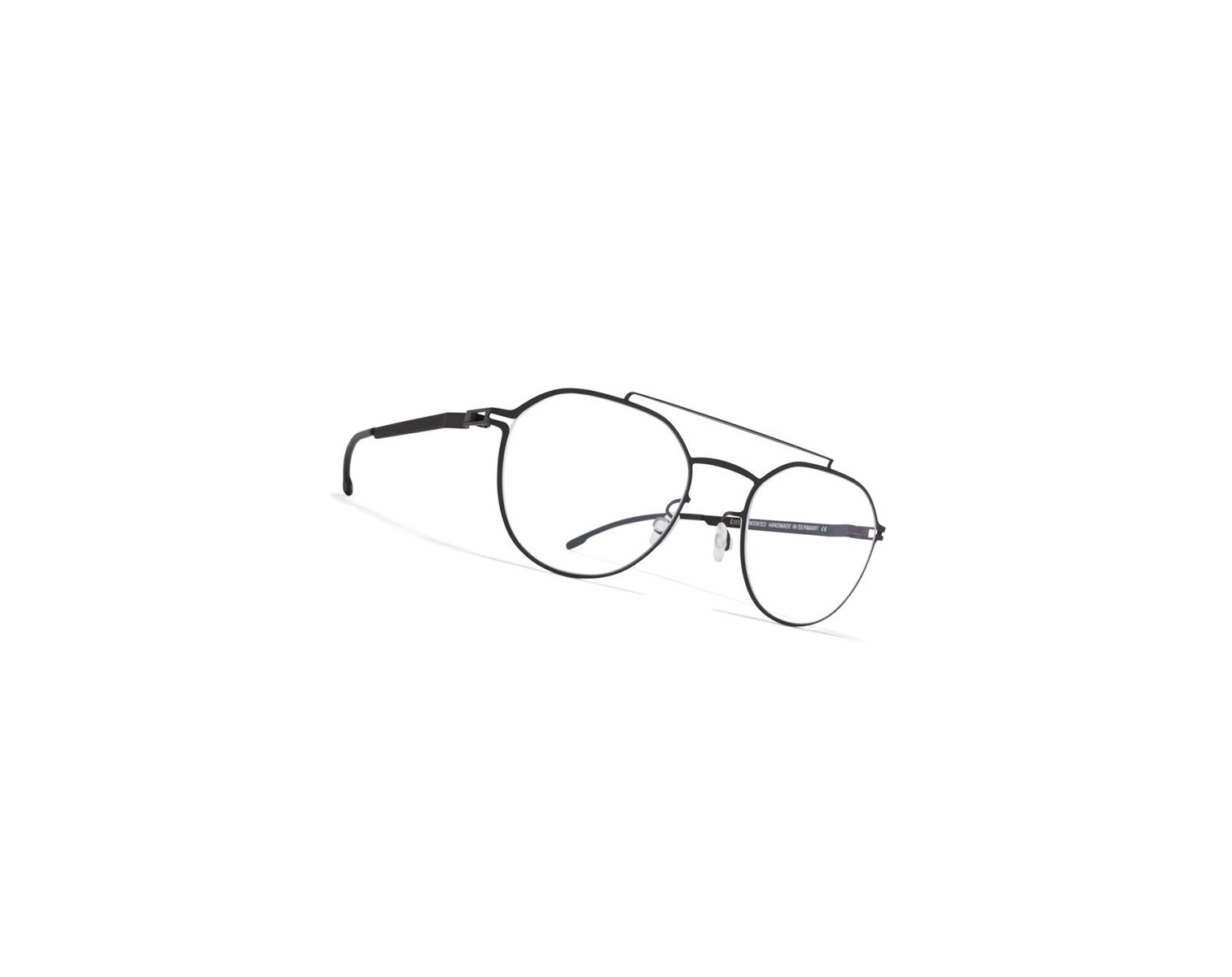 Glasses Mykita Leica Ml07 Optical Frame Black/White Edges / Clear | 13087-PSCZ