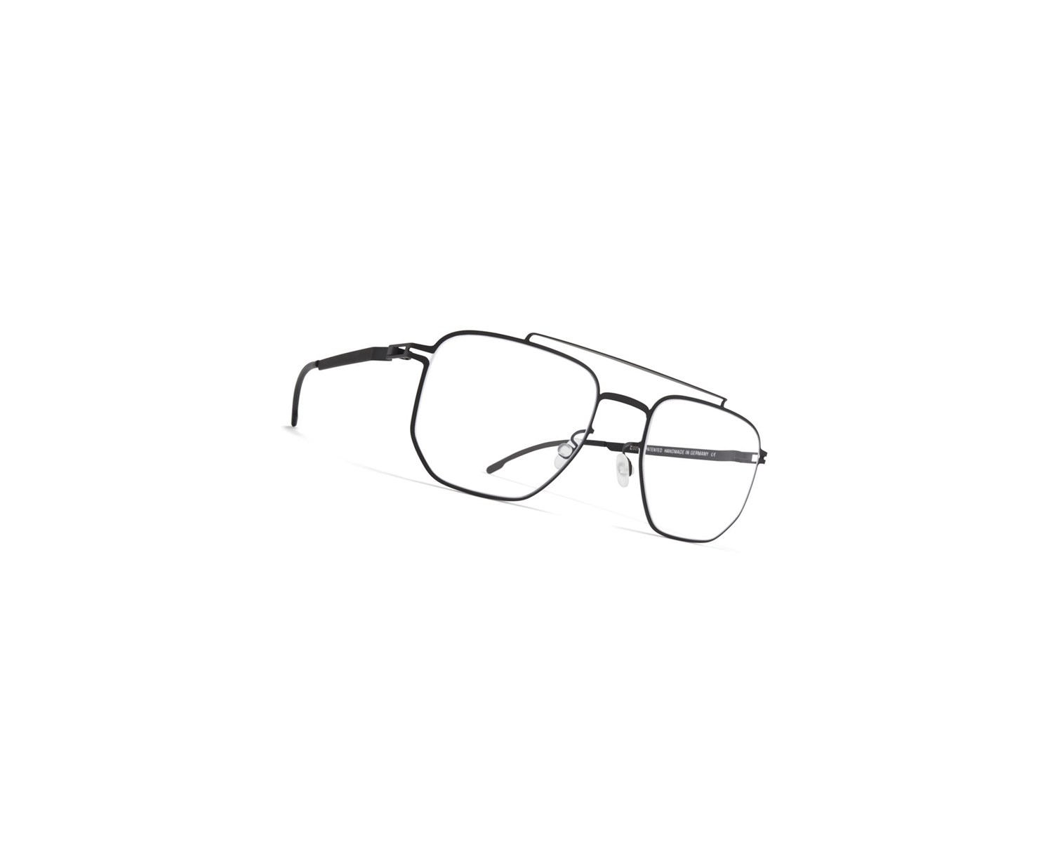 Glasses Mykita Leica Ml08 Optical Frame Black/White Edges / Clear | 73541-TRBH