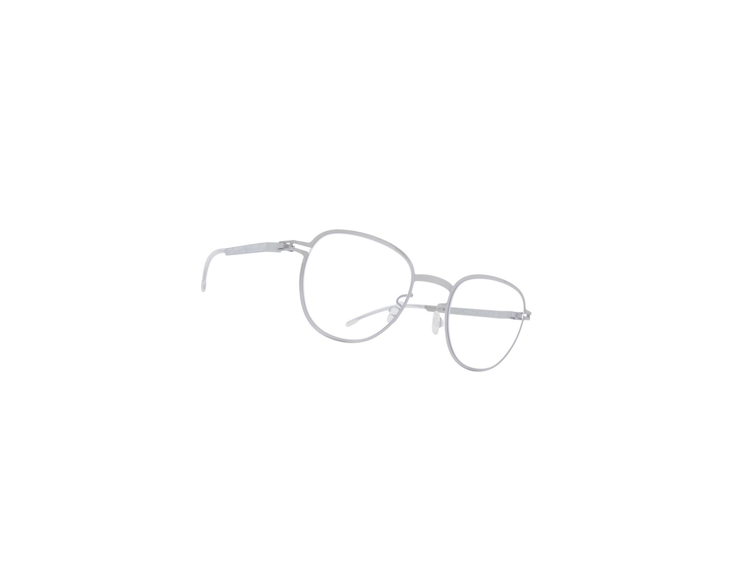 Glasses Mykita Leica Ml09 Optical Frame Leica Silver/White Edges / Clear | 91685-JTEU