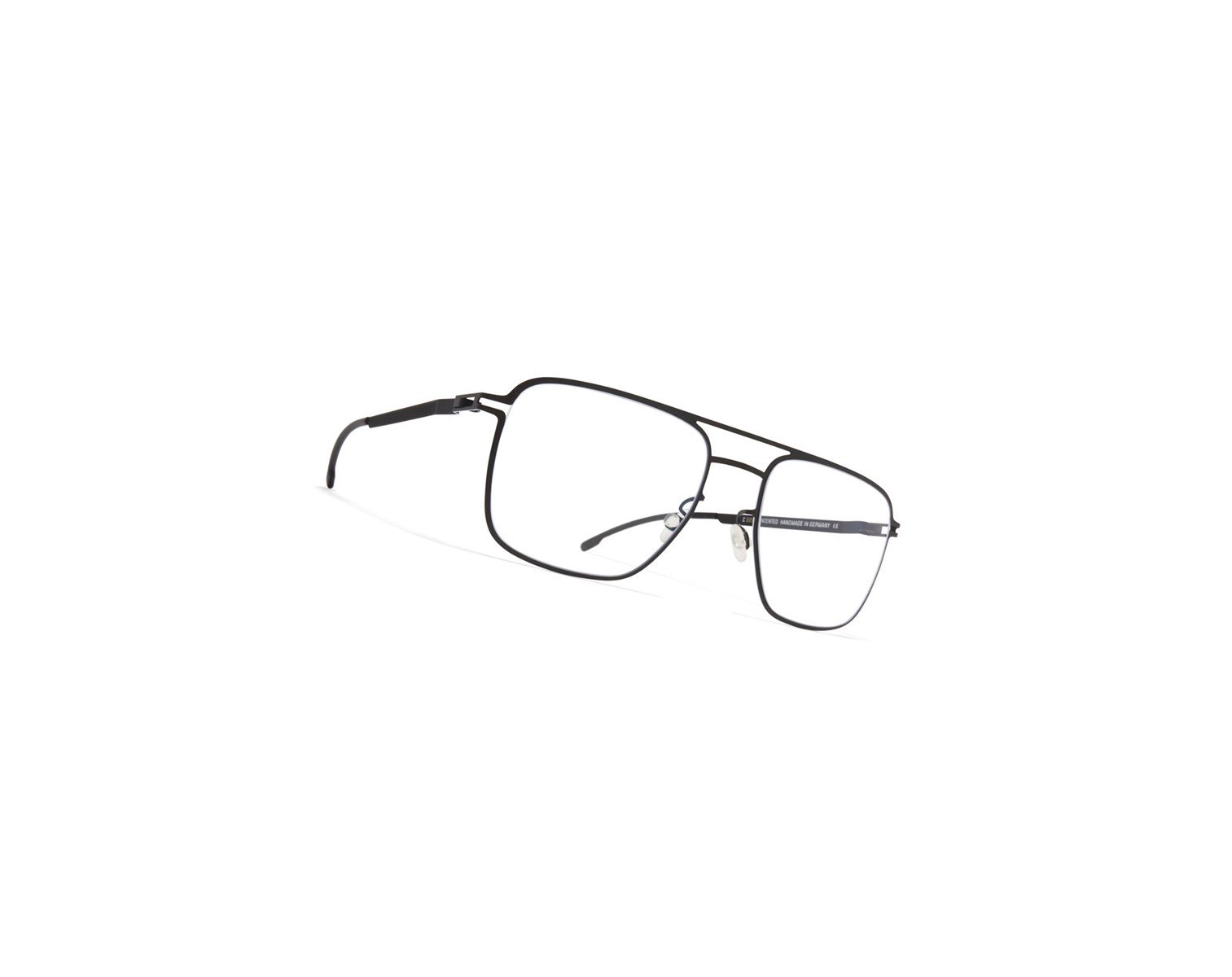 Glasses Mykita Leica Ml11 Optical Frame Black/White Edges / Clear | 34905-OLTN