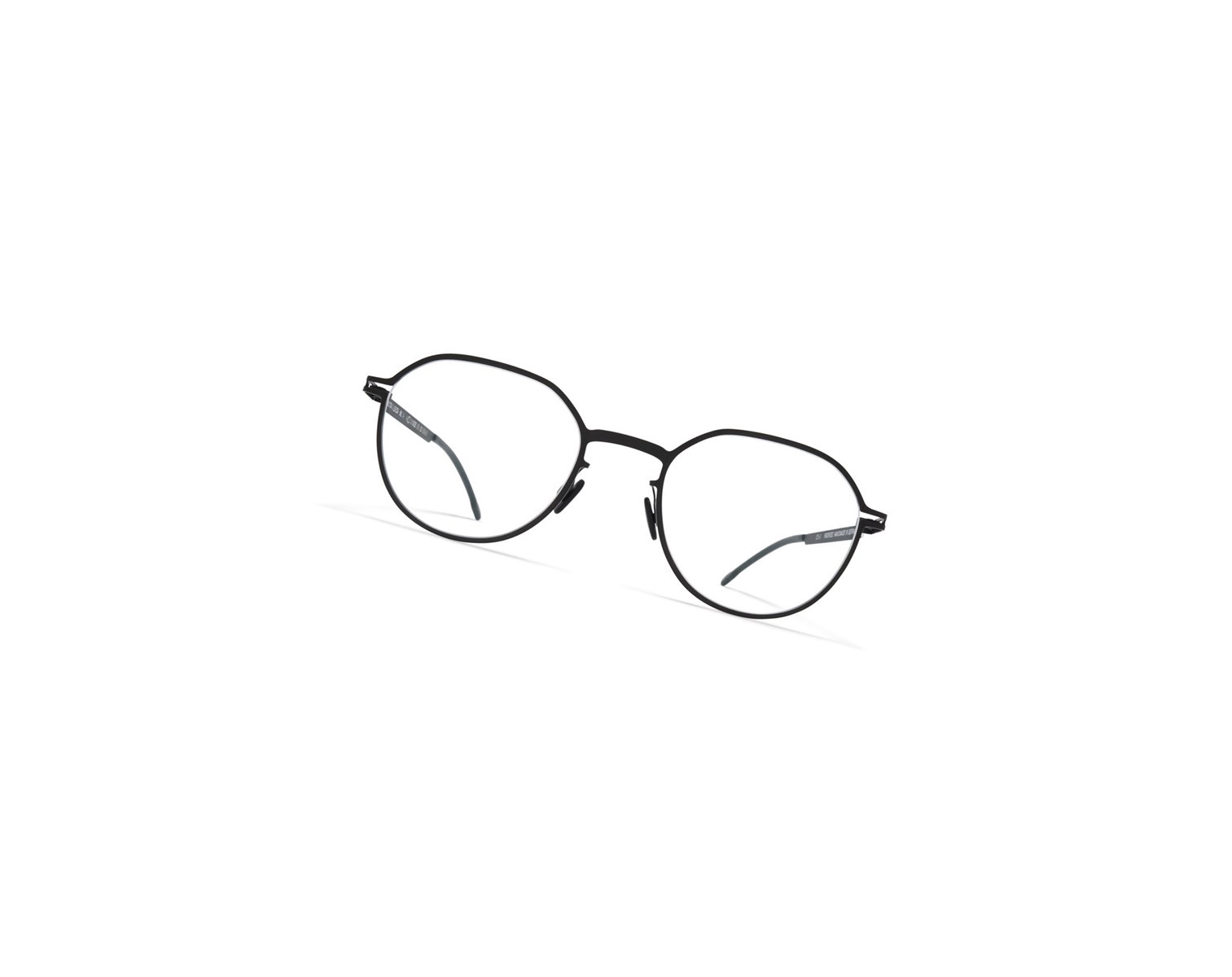 Glasses Mykita Leica / Ml14 Black/White Edges / Clear | 93674-KPUI