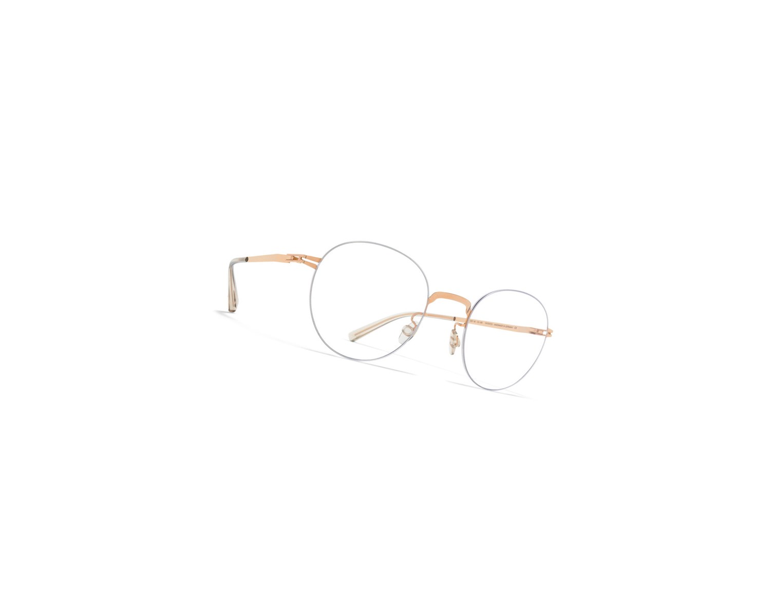 Glasses Mykita Lessrim Akemi Optical Frame Dorados | 42657-WDZU