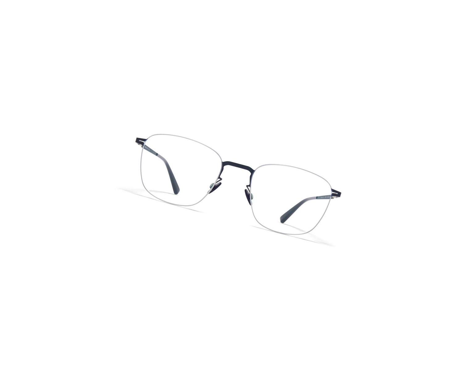 Glasses Mykita Lessrim Haru Optical Frame Silver/Indigo / Clear | 23017-YDPO