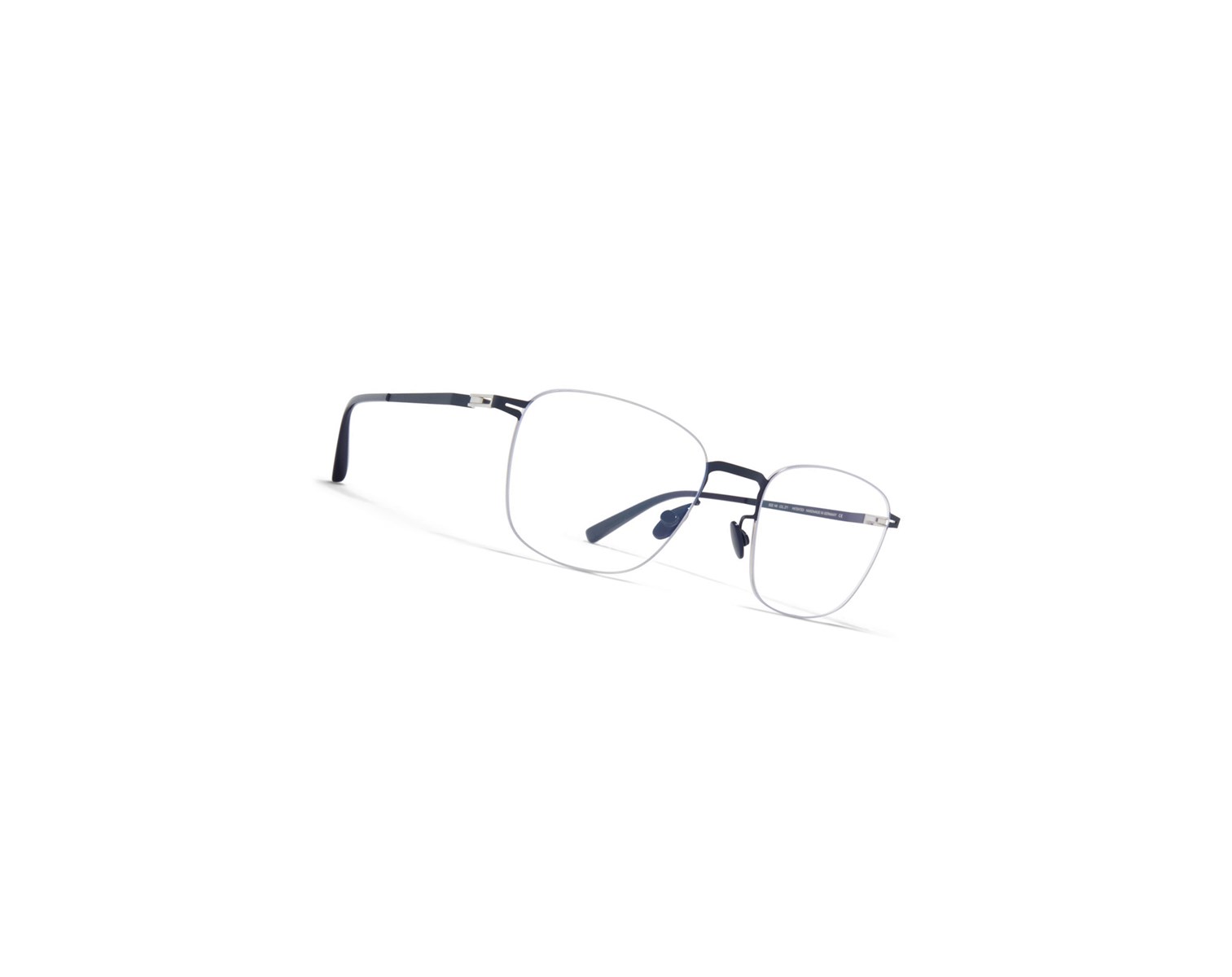 Glasses Mykita Lessrim Haru Optical Frame Silver/Indigo / Clear | 73865-POXZ