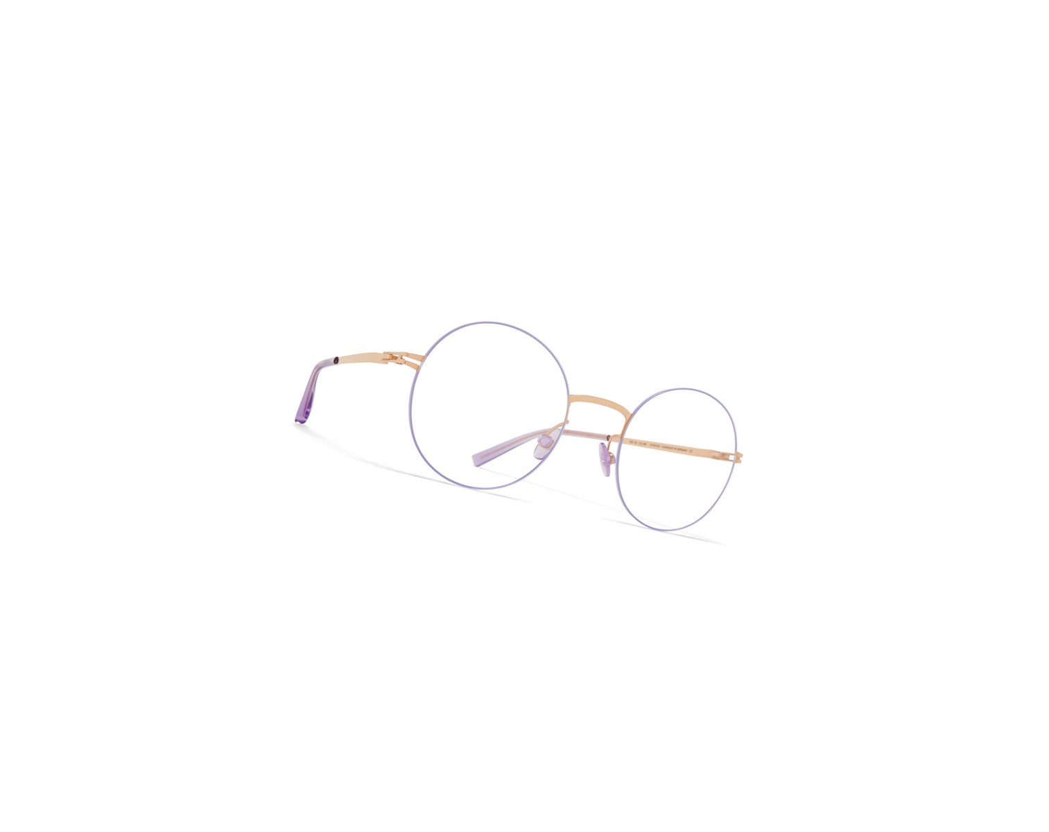Glasses Mykita Lessrim Kayo Optical Frame Champagne Gold/Iris Lilac / Clear | 09261-ETXF