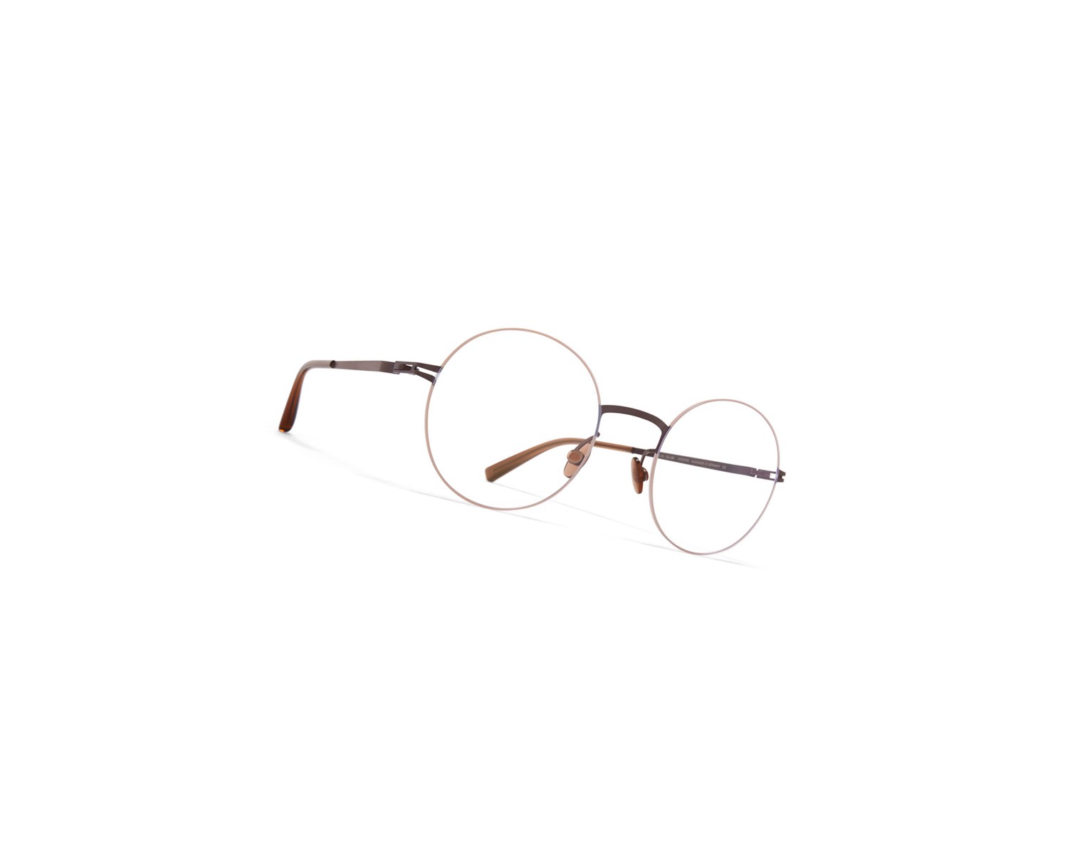 Glasses Mykita Lessrim Kayo Optical Frame Mocca/Safrane / Clear | 91385-AJXF