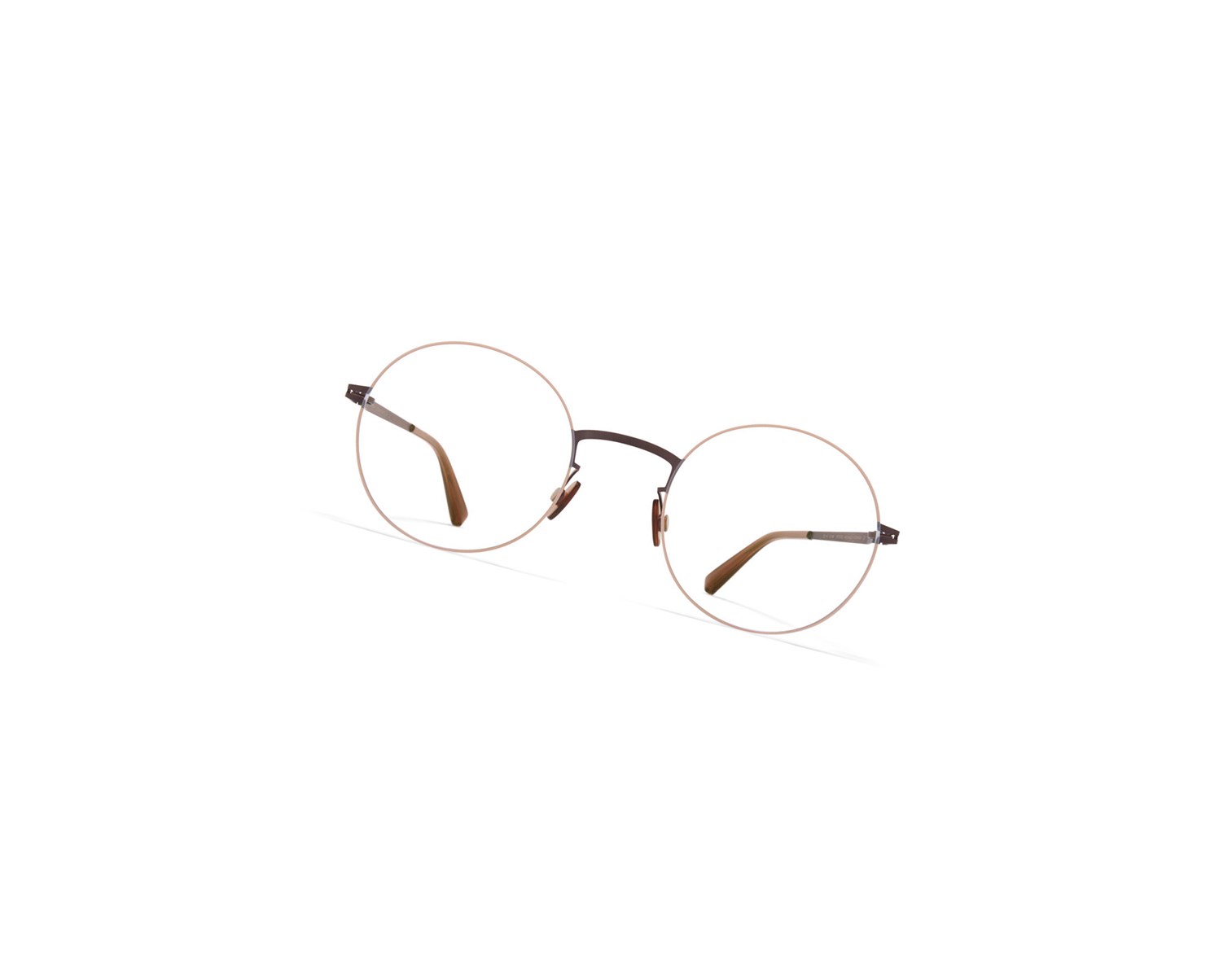 Glasses Mykita Lessrim Kayo Optical Frame Mocca/Safrane / Clear | 91385-AJXF