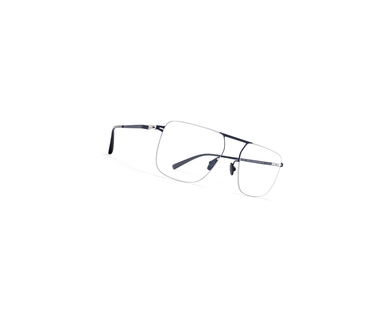Glasses Mykita Lessrim Masao Optical Frame Silver/Navy / Clear | 45796-KAOR