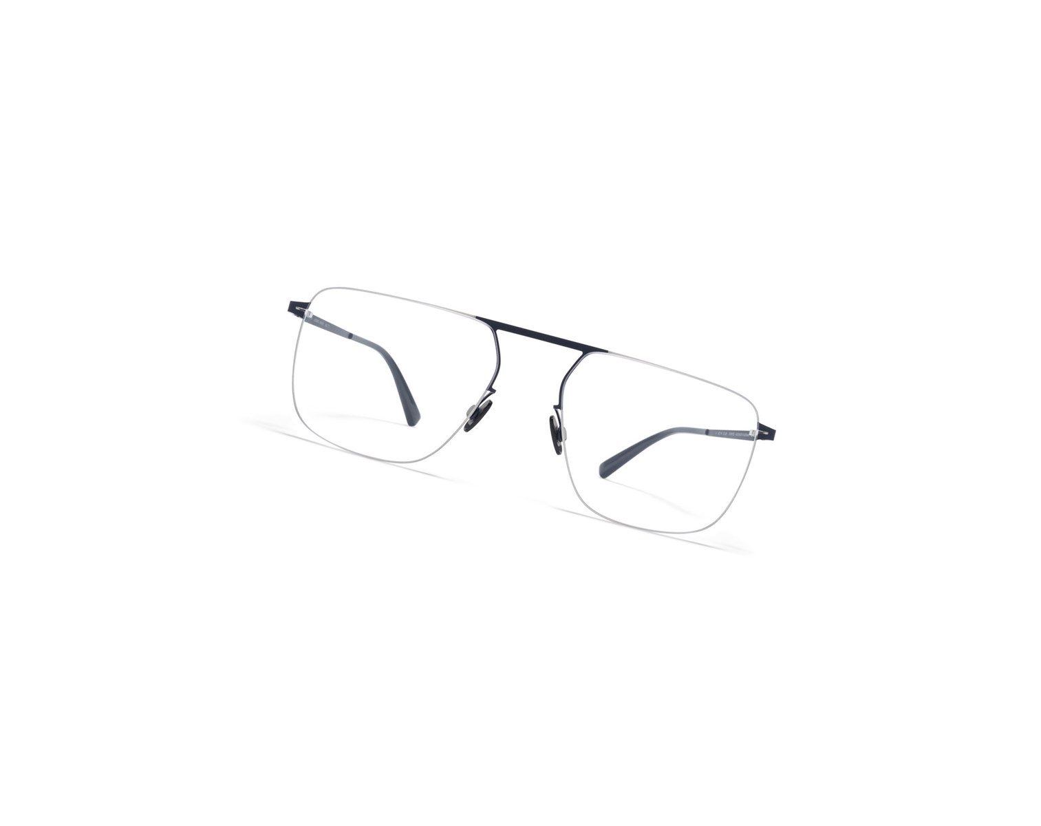 Glasses Mykita Lessrim Masao Optical Frame Silver/Navy / Clear | 45796-KAOR