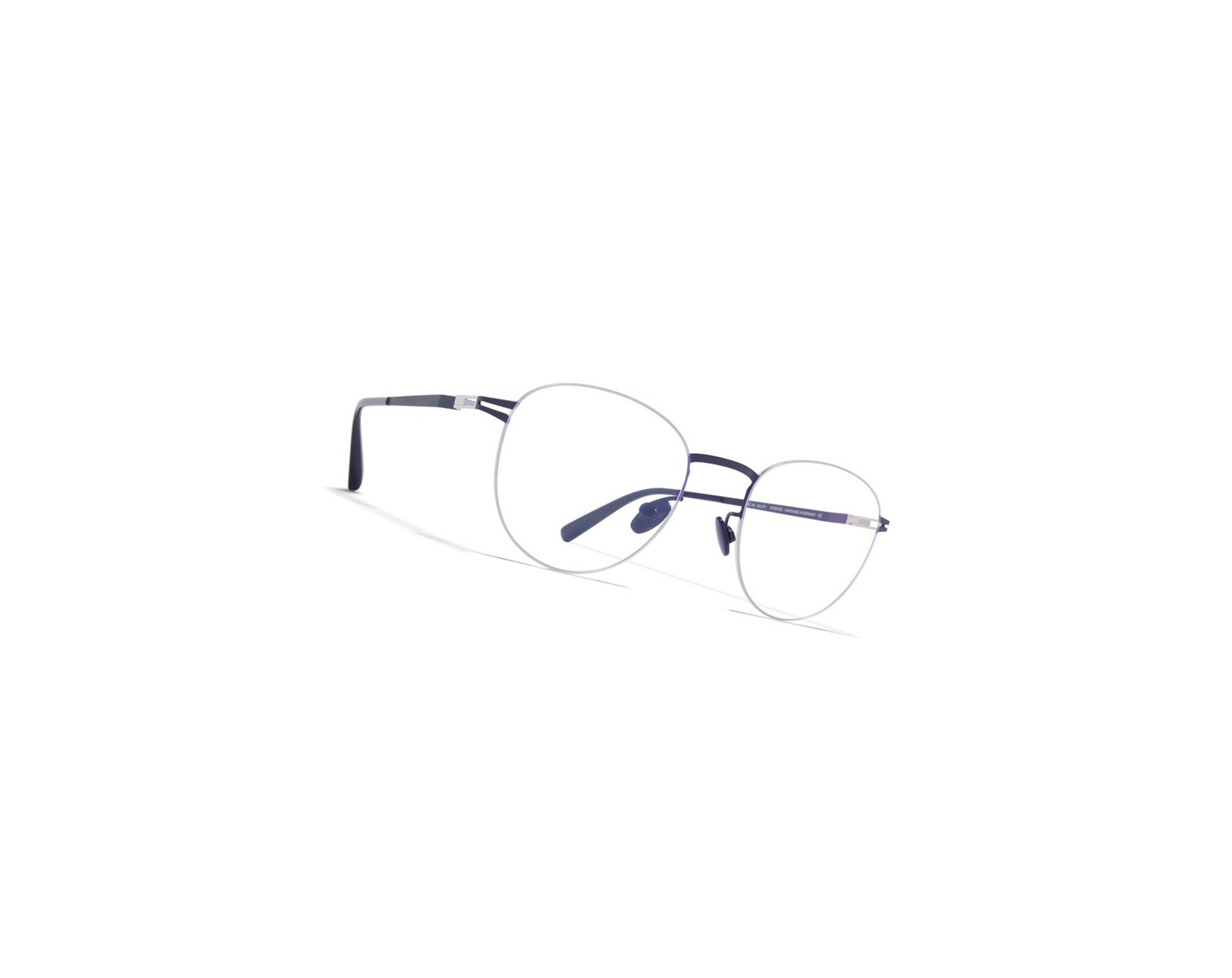 Glasses Mykita Lessrim Taro Optical Frame Silver/Indigo / Clear | 07138-NTSB