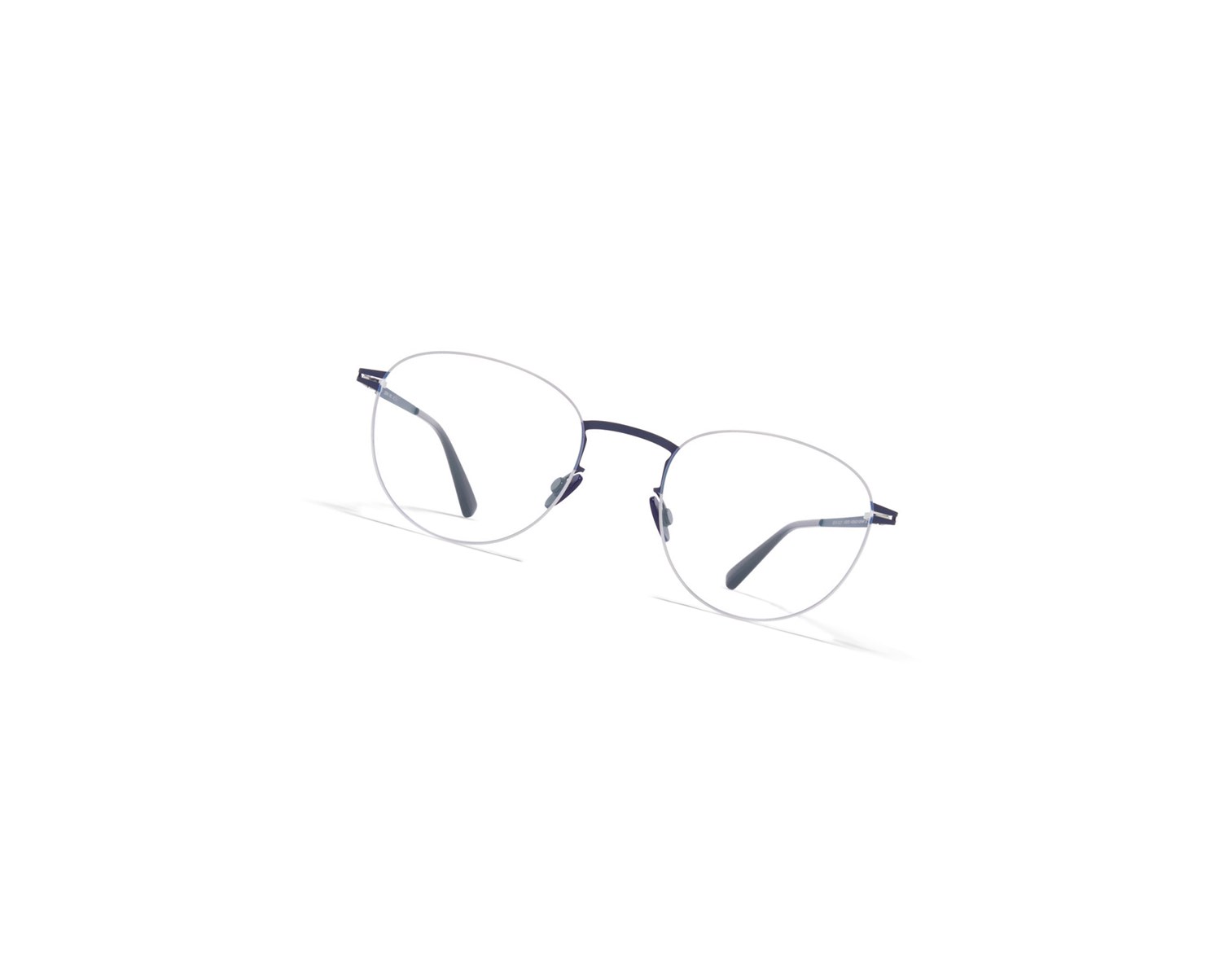 Glasses Mykita Lessrim Taro Optical Frame Silver/Indigo / Clear | 72481-MEGW