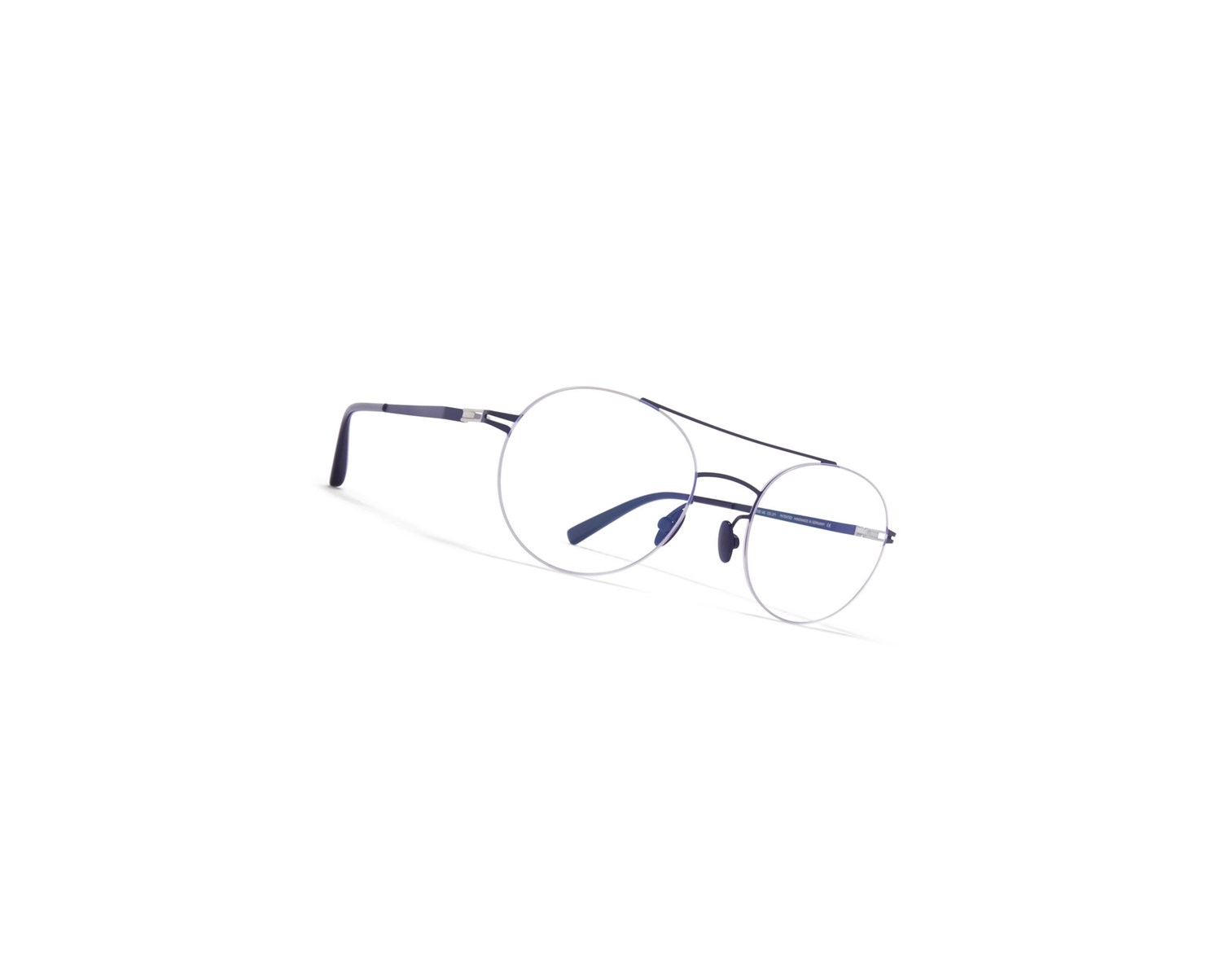 Glasses Mykita Lessrim Tomi Optical Frame Silver/Indigo / Clear | 84207-HERT