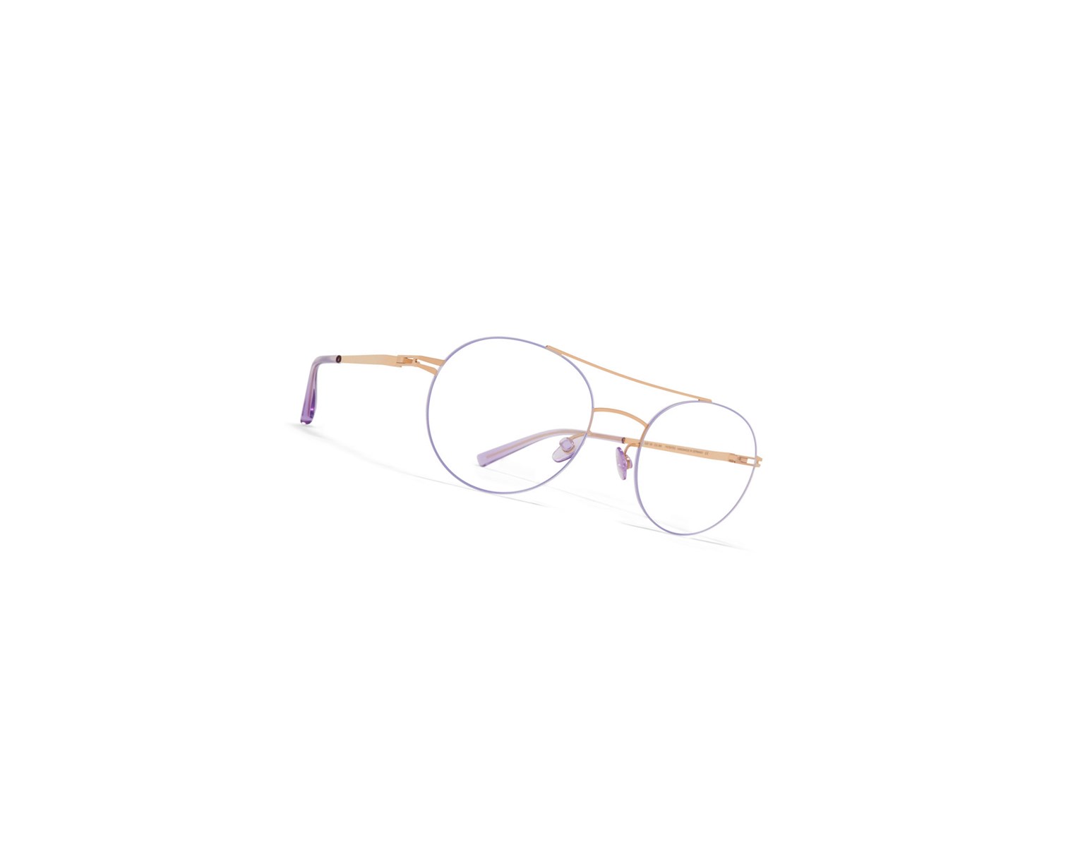 Glasses Mykita Lessrim Tomi Optical Frame Champagne Gold/Iris Lilac / Clear | 89534-JKAQ