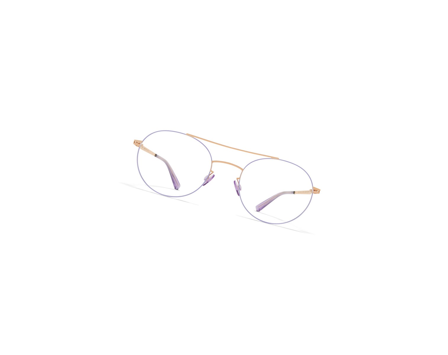 Glasses Mykita Lessrim Tomi Optical Frame Champagne Gold/Iris Lilac / Clear | 89534-JKAQ
