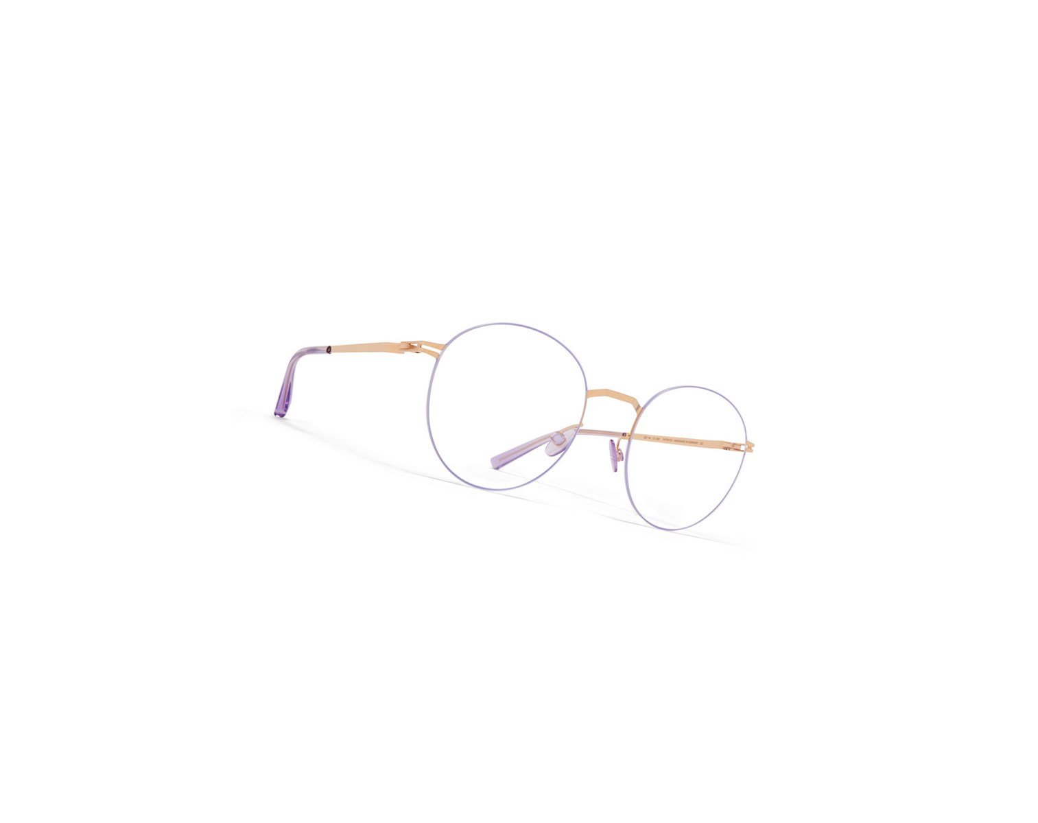 Glasses Mykita Lessrim Tomomi Optical Frame Champagne Gold/Iris Lilac / Clear | 09425-OYXZ