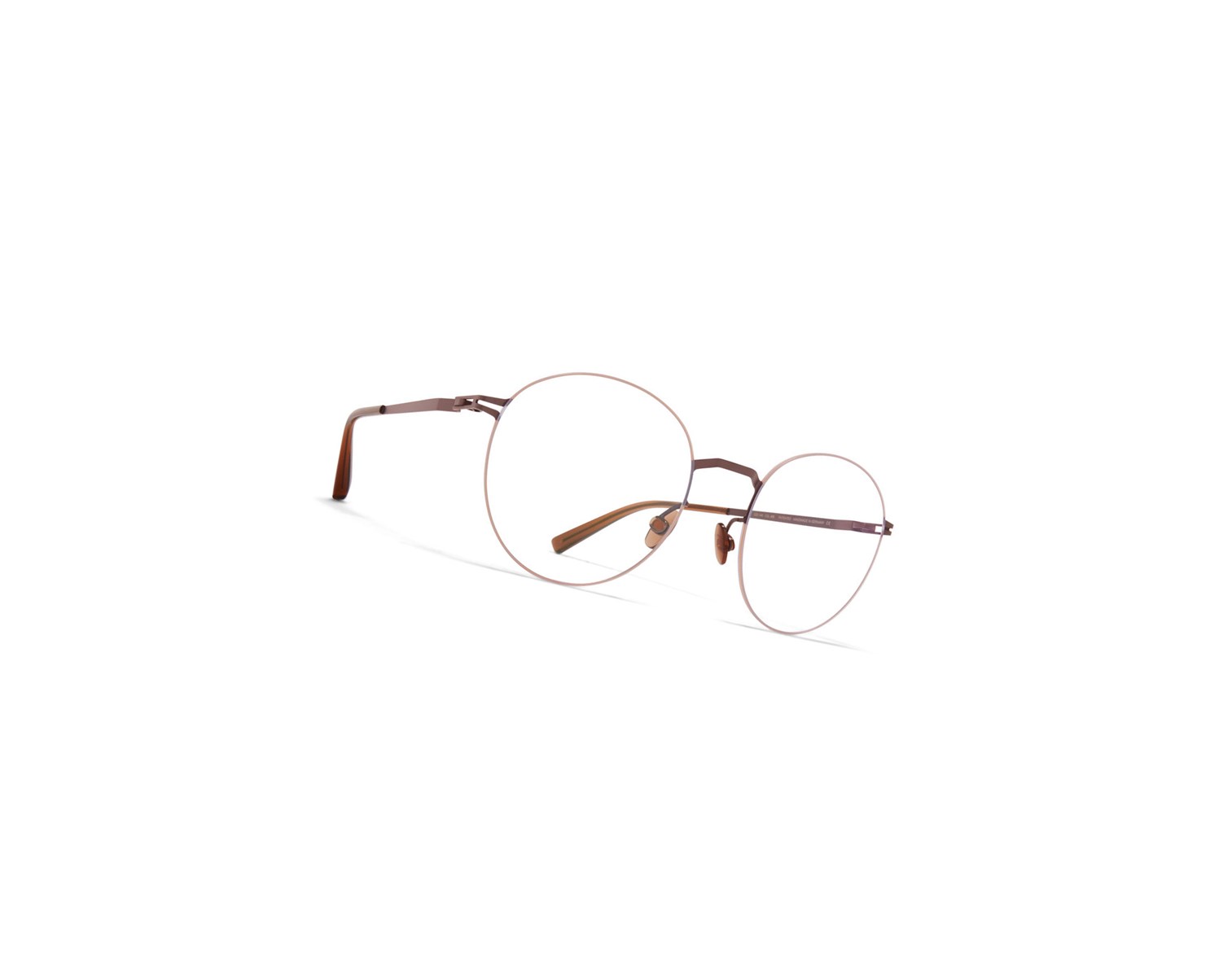 Glasses Mykita Lessrim Tomomi Optical Frame Mocca/Safrane / Clear | 49820-KYLT