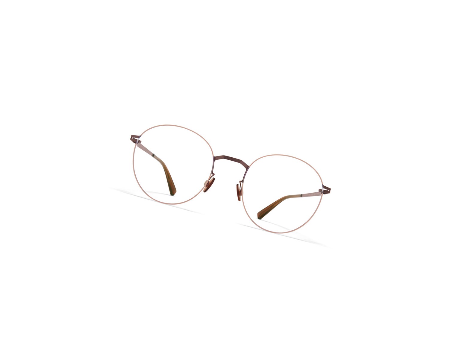 Glasses Mykita Lessrim Tomomi Optical Frame Mocca/Safrane / Clear | 49820-KYLT