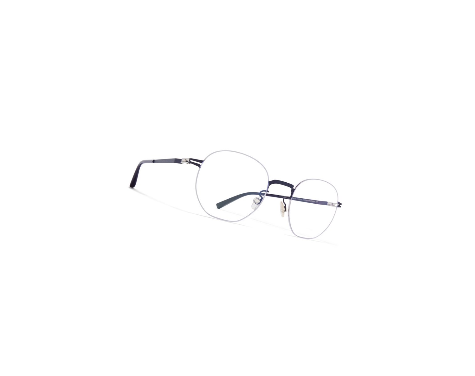 Glasses Mykita Lessrim Wataru Optical Frame Silver/Indigo / Clear | 90362-YZUO
