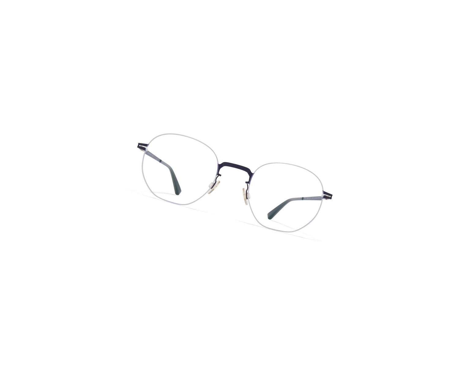 Glasses Mykita Lessrim Wataru Optical Frame Silver/Indigo / Clear | 90362-YZUO
