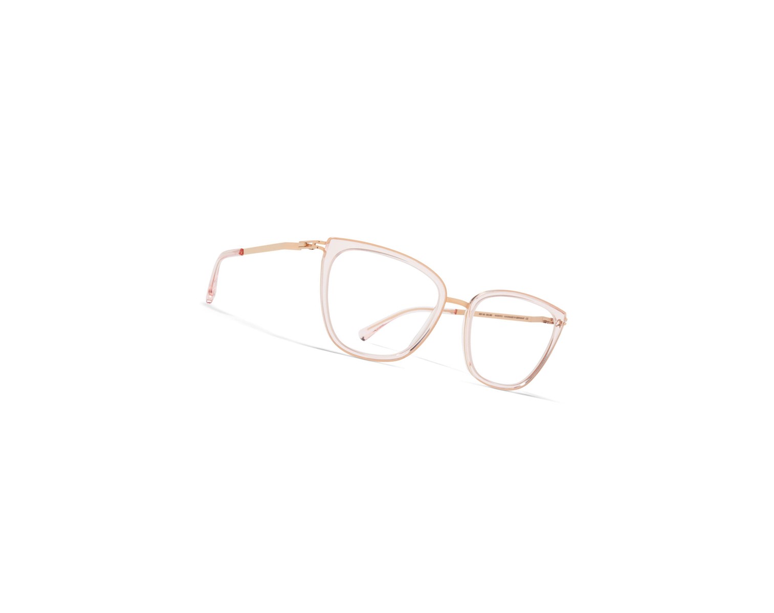 Glasses Mykita Lite Acetate Aili Optical Frame A27 Champagne Gold/Rose Water / Clear | 35698-BVWH
