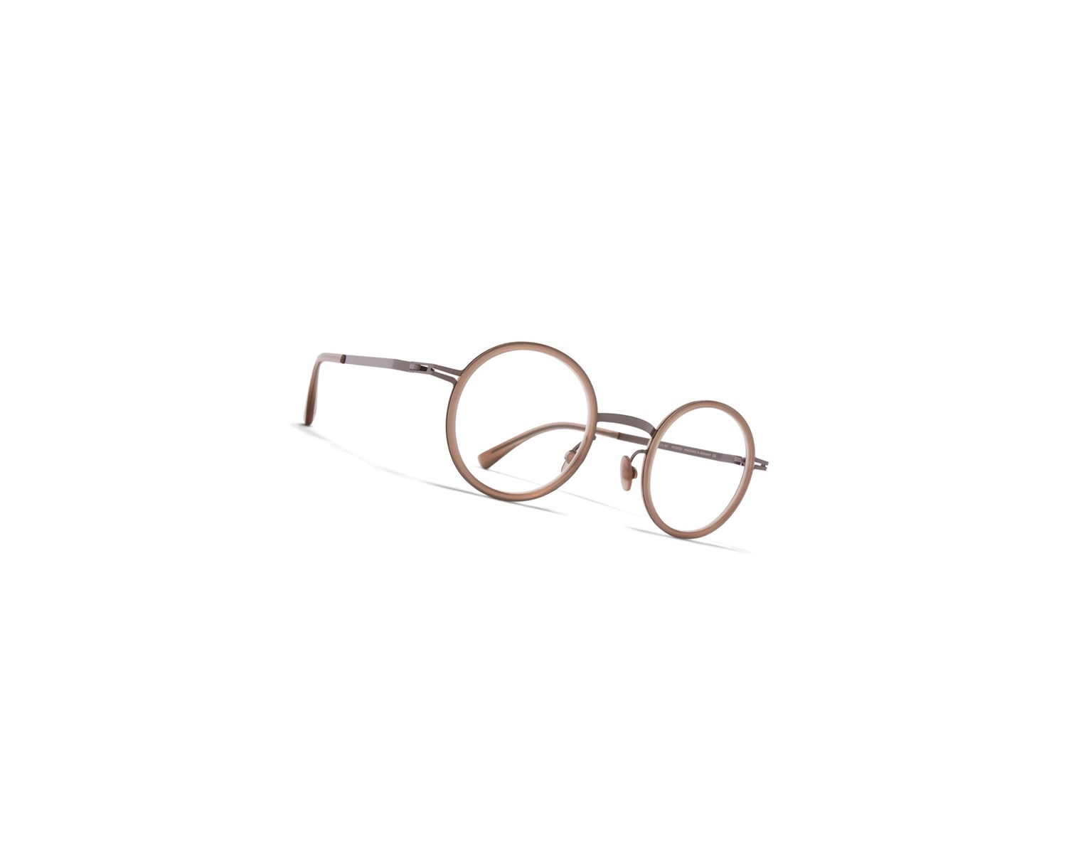 Glasses Mykita Lite Acetate Eetu Optical Frame A13 Shiny Graphite/Taupe / Clear | 86312-UDKB