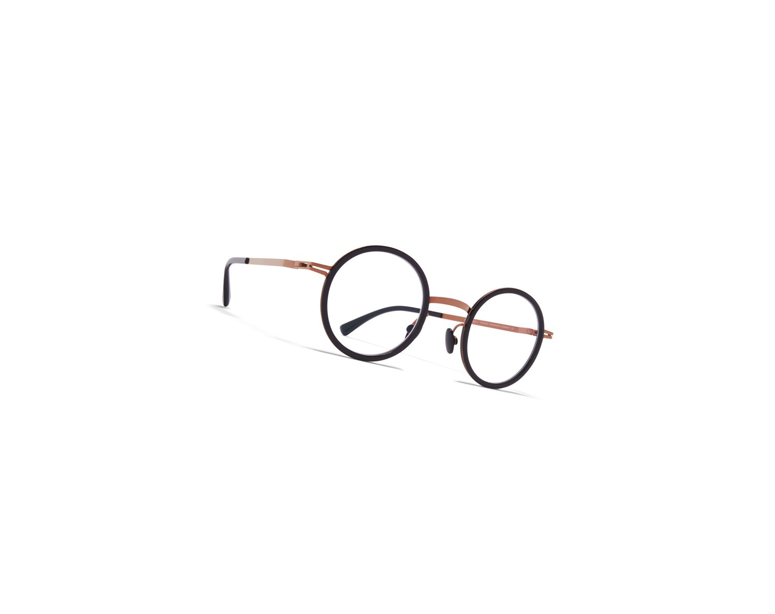 Glasses Mykita Lite Acetate Eetu Optical Frame A37 Shiny Copper/Black / Clear | 95074-IDZY