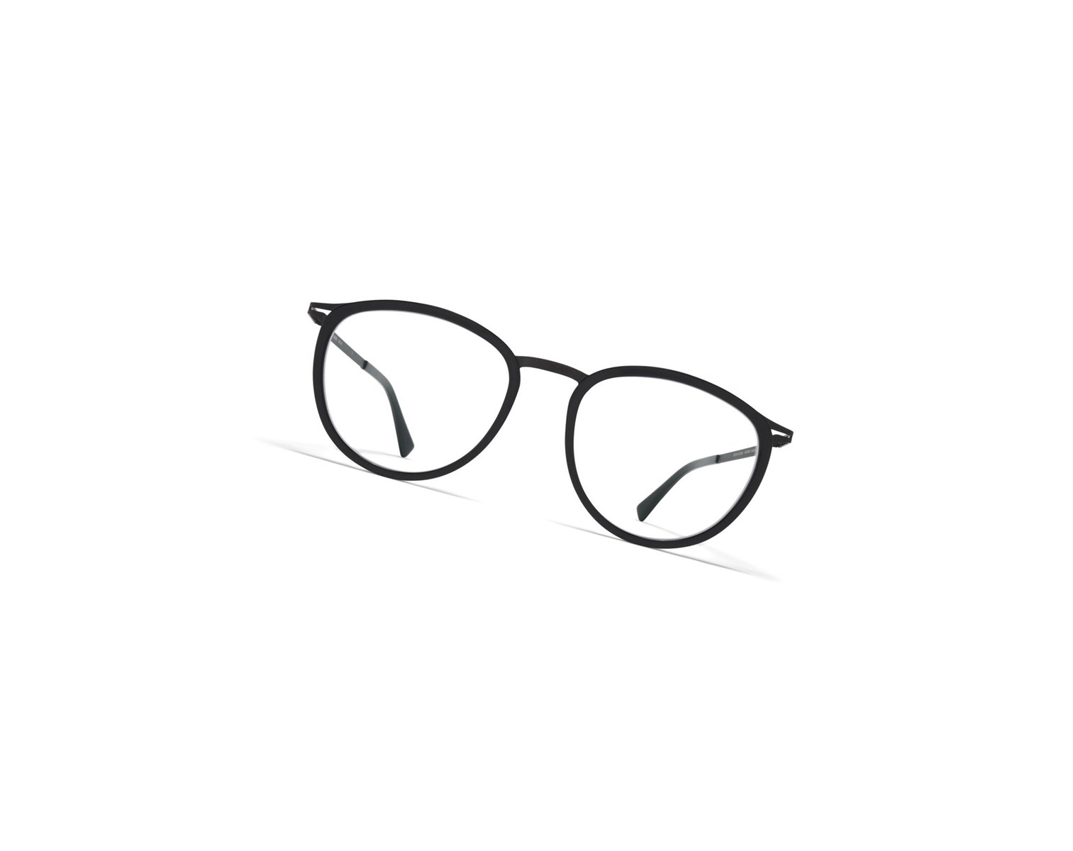 Glasses Mykita Lite Acetate Hansen Optical Frame A6 Black/Black / Clear | 71806-QHWI