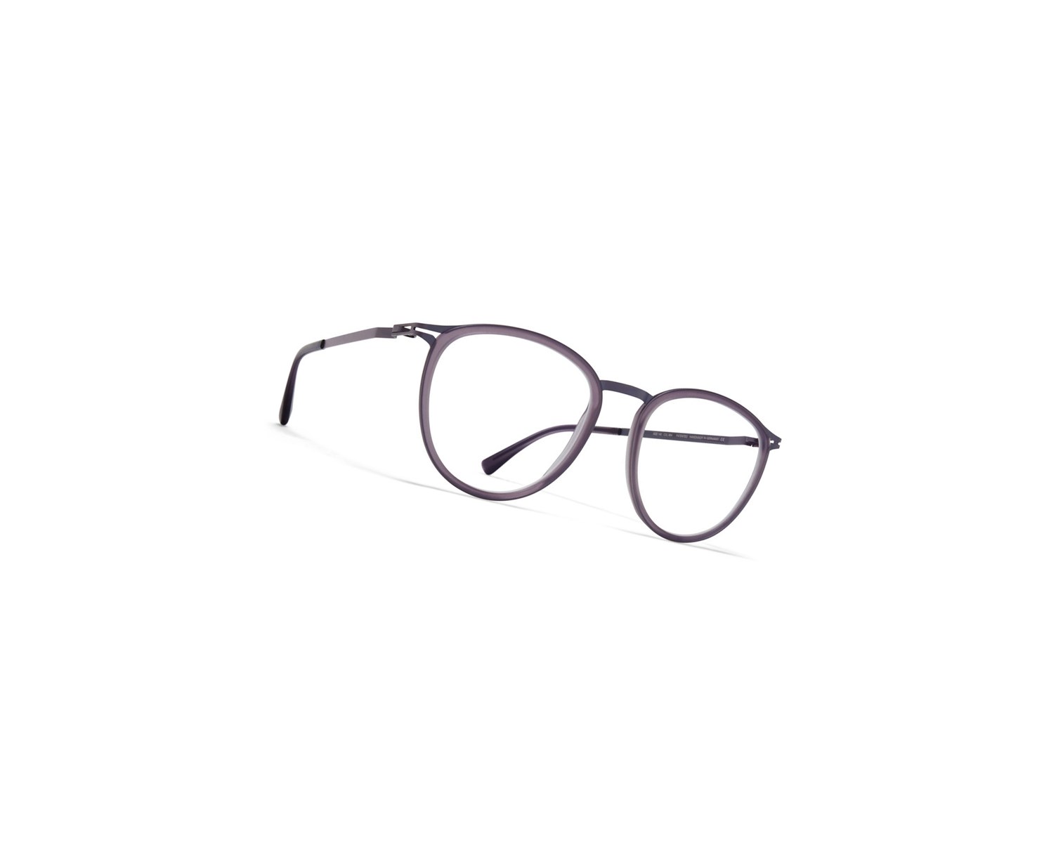 Glasses Mykita Lite Acetate Hansen Optical Frame A51 Blackberry/Matte Smoke / Clear | 83129-UHEZ