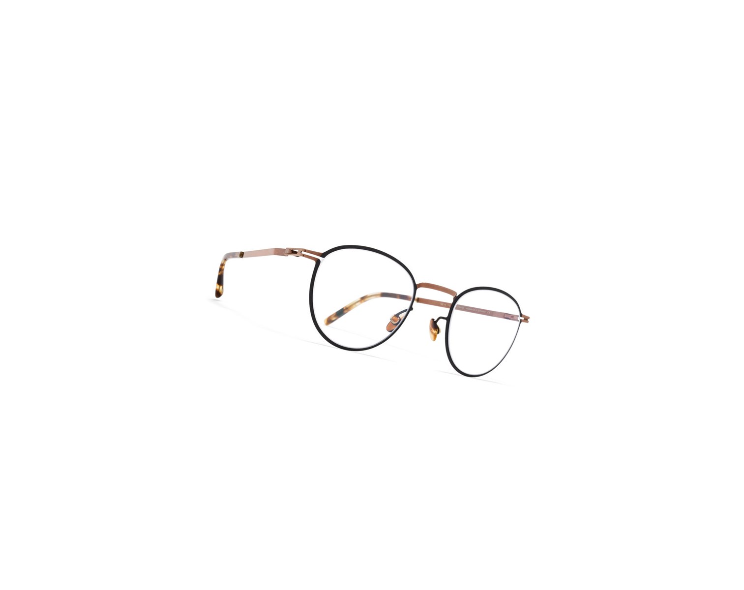 Glasses Mykita Lite Acetate Ismo Optical Frame Shiny Copper/Black / Clear | 35261-ZAQS