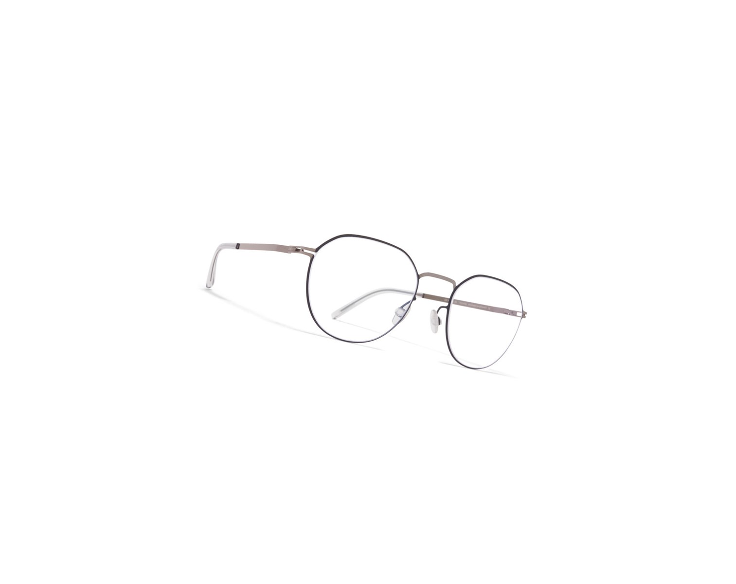 Glasses Mykita Lite Acetate Julius Optical Frame Shiny Graphite/Indigo / Clear | 15967-CKGH