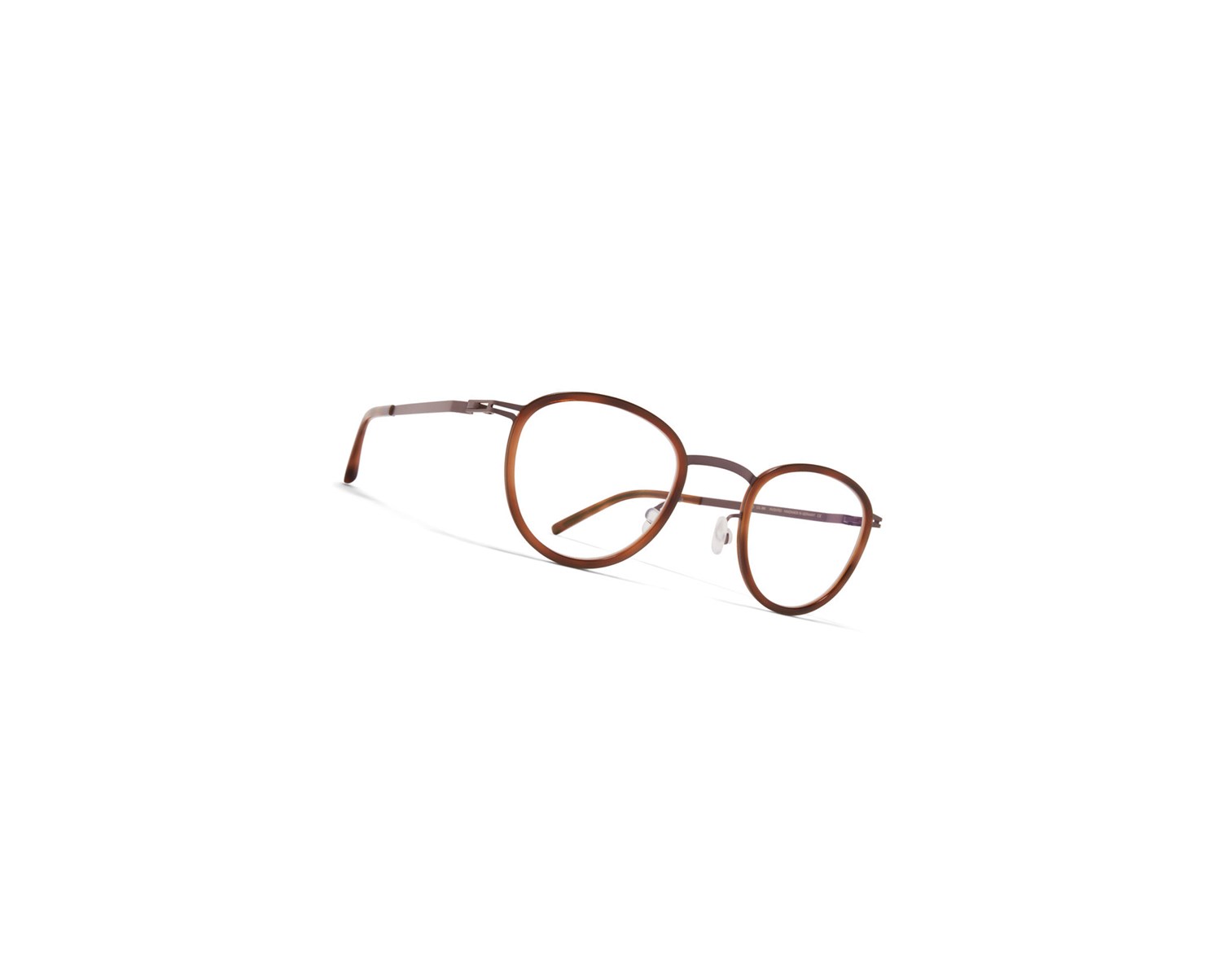 Glasses Mykita Lite Acetate Kirima Optical Frame A47 Mocca/Zanzibar / Clear | 08549-RSAE