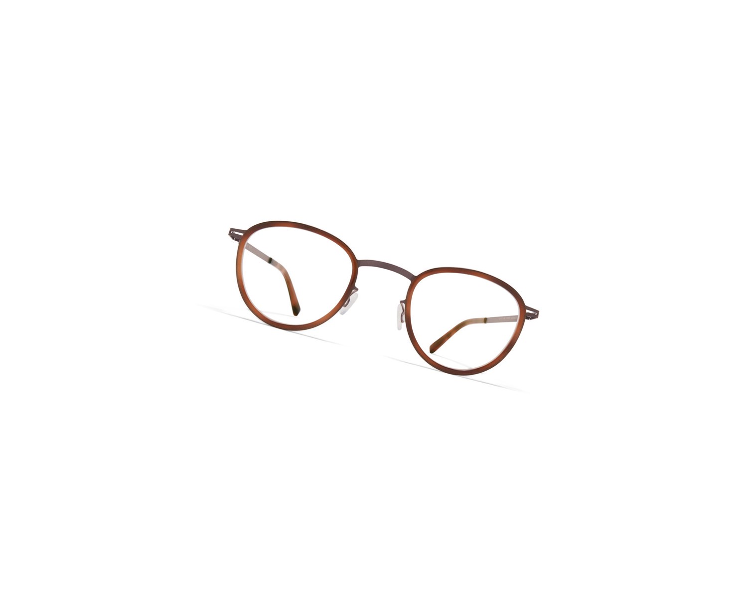 Glasses Mykita Lite Acetate Kirima Optical Frame A47 Mocca/Zanzibar / Clear | 08549-RSAE