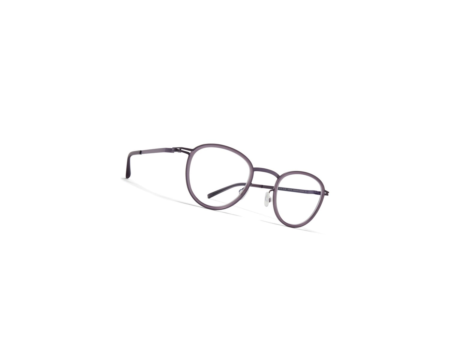 Glasses Mykita Lite Acetate Kirima Optical Frame A51 Blackberry/Matte Smoke / Clear | 65419-NQXI