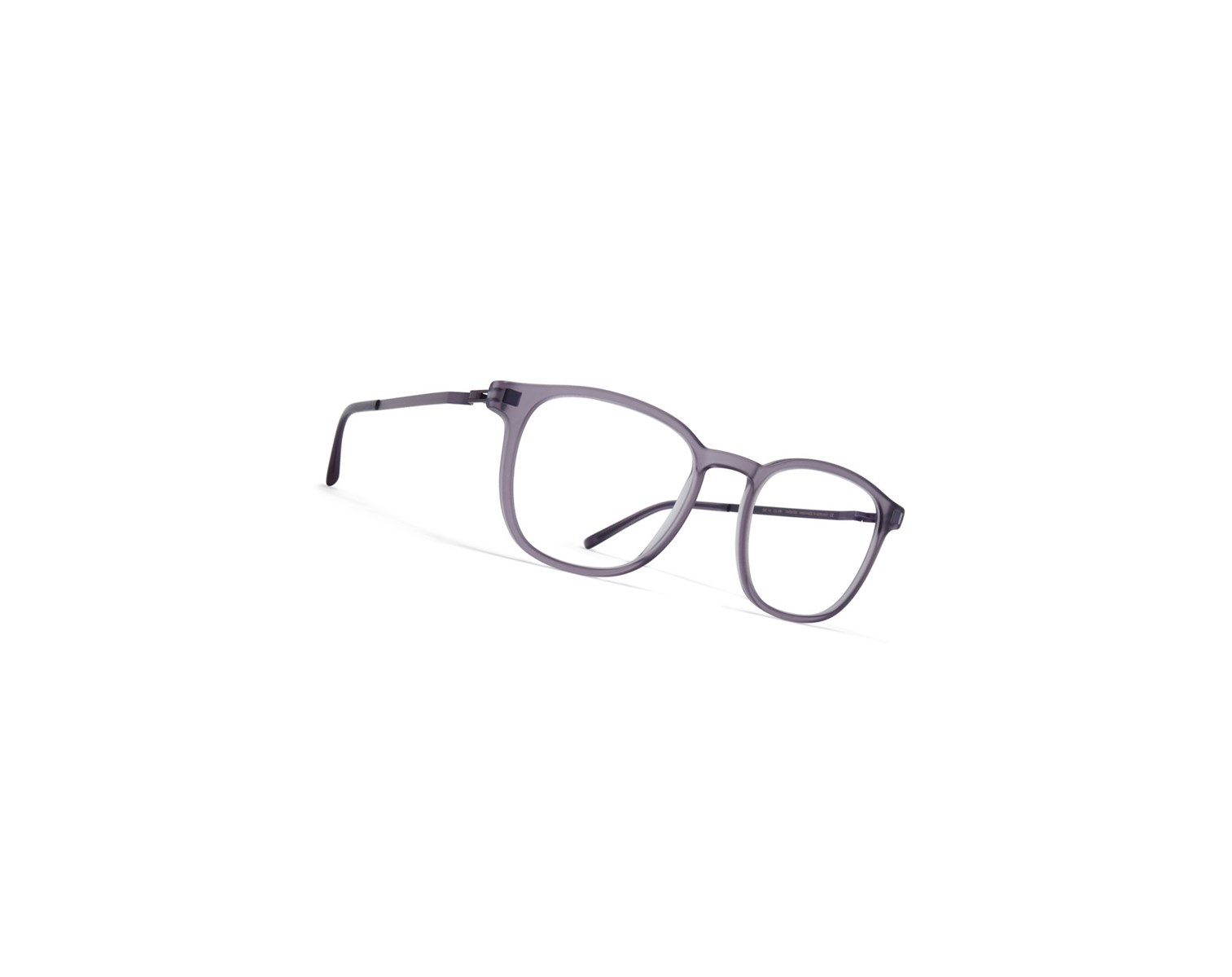 Glasses Mykita Lite Acetate Lavra Optical Frame C93 Matte Smoke/Blackberry / Clear | 26438-QLCX