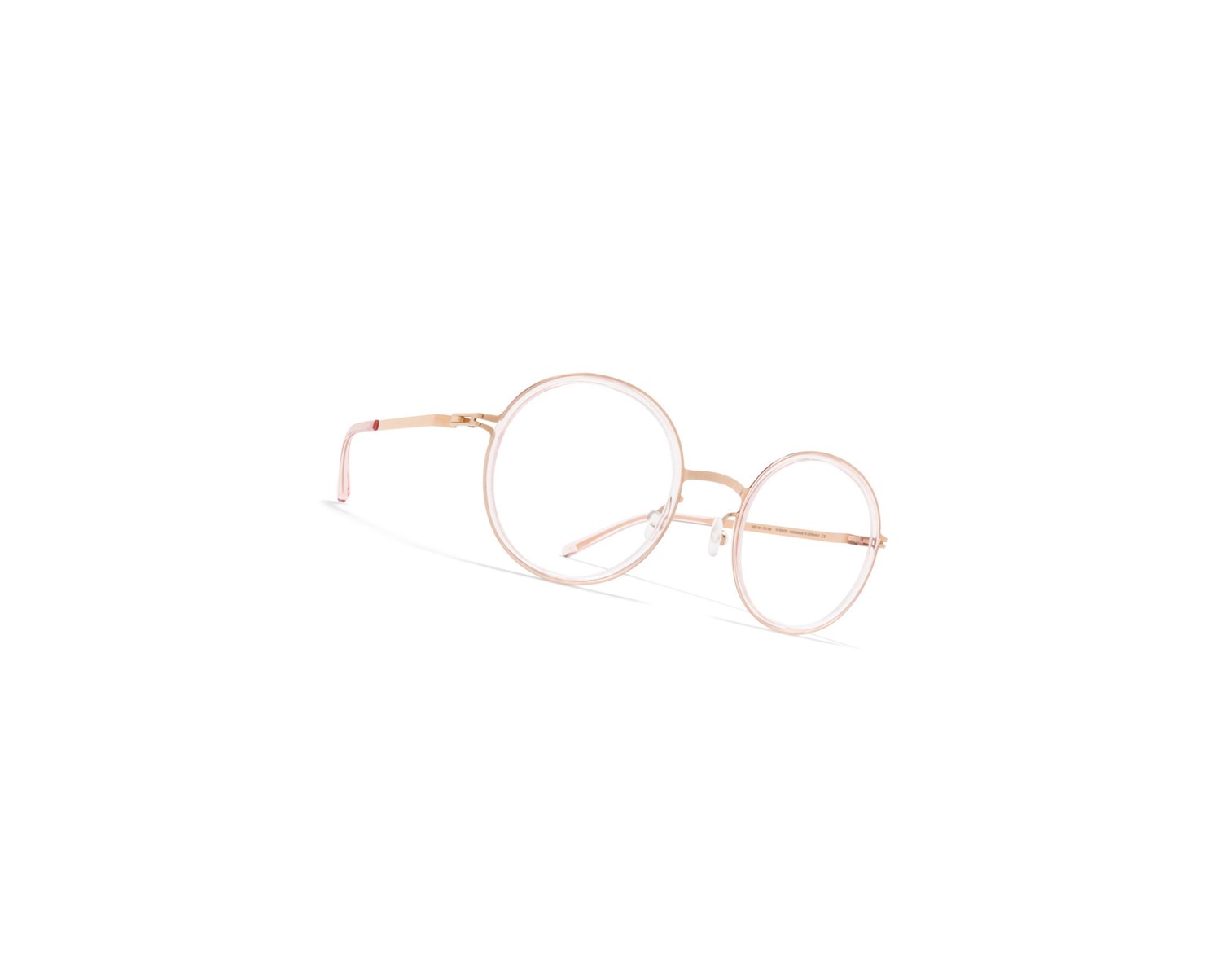 Glasses Mykita Lite Acetate Lumi Optical Frame A27 Champagne Gold/Rose Water / Clear | 62830-CZAB