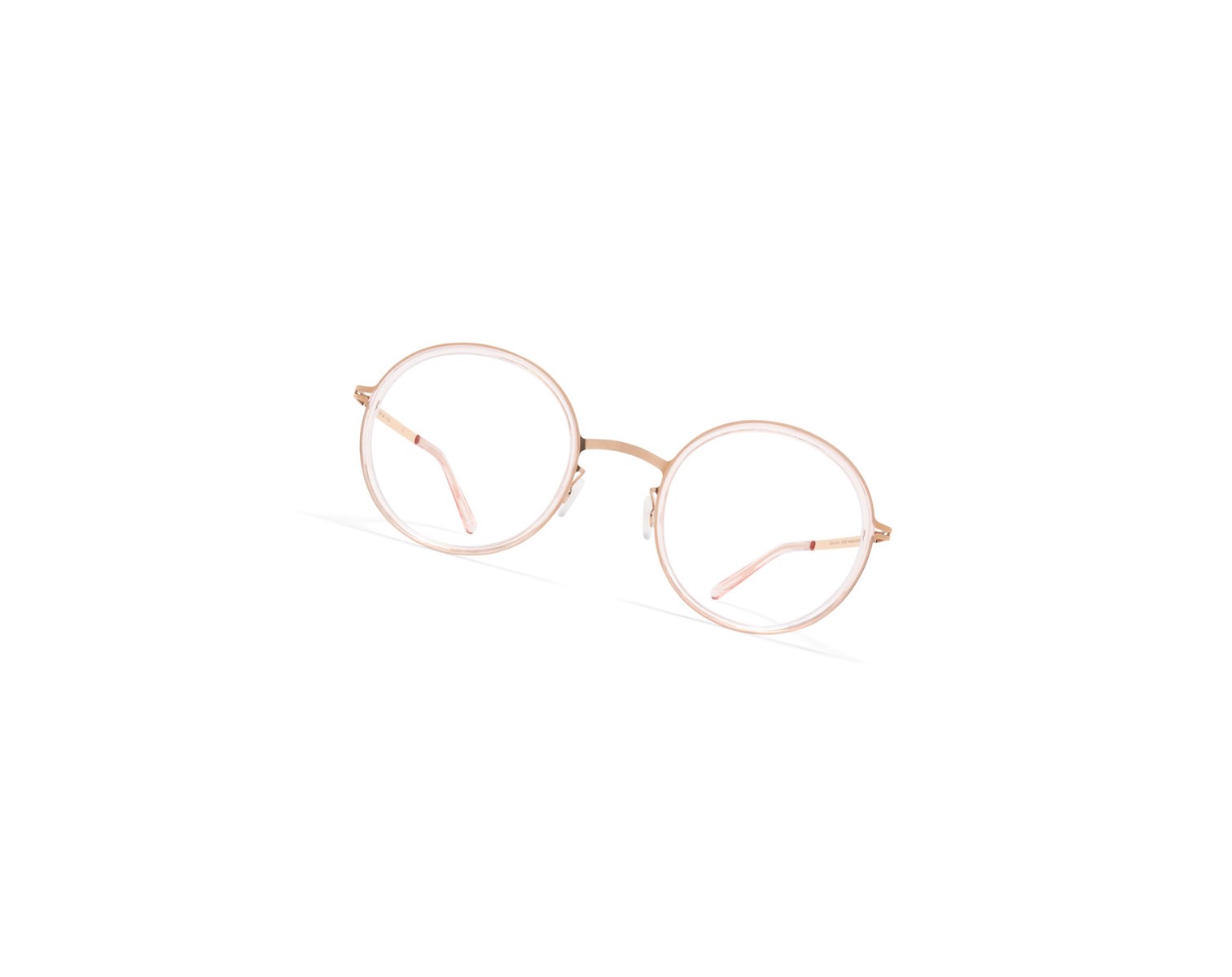 Glasses Mykita Lite Acetate Lumi Optical Frame A27 Champagne Gold/Rose Water / Clear | 62830-CZAB
