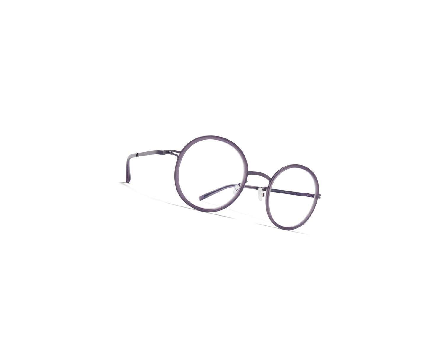Glasses Mykita Lite Acetate Lumi Optical Frame A51 Blackberry/Matte Smoke / Clear | 96731-IGHV