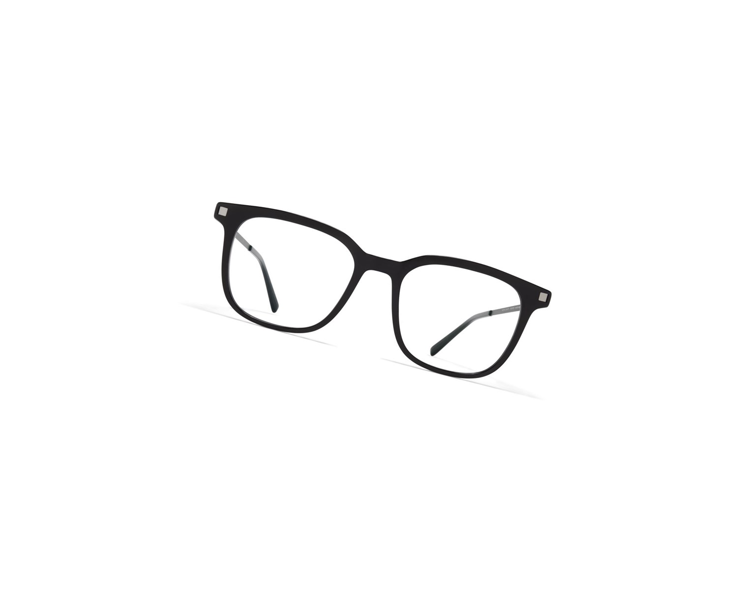 Glasses Mykita Lite Acetate Mato Optical Frame C95 Black/Silver/Black / Clear | 05869-ZKOX