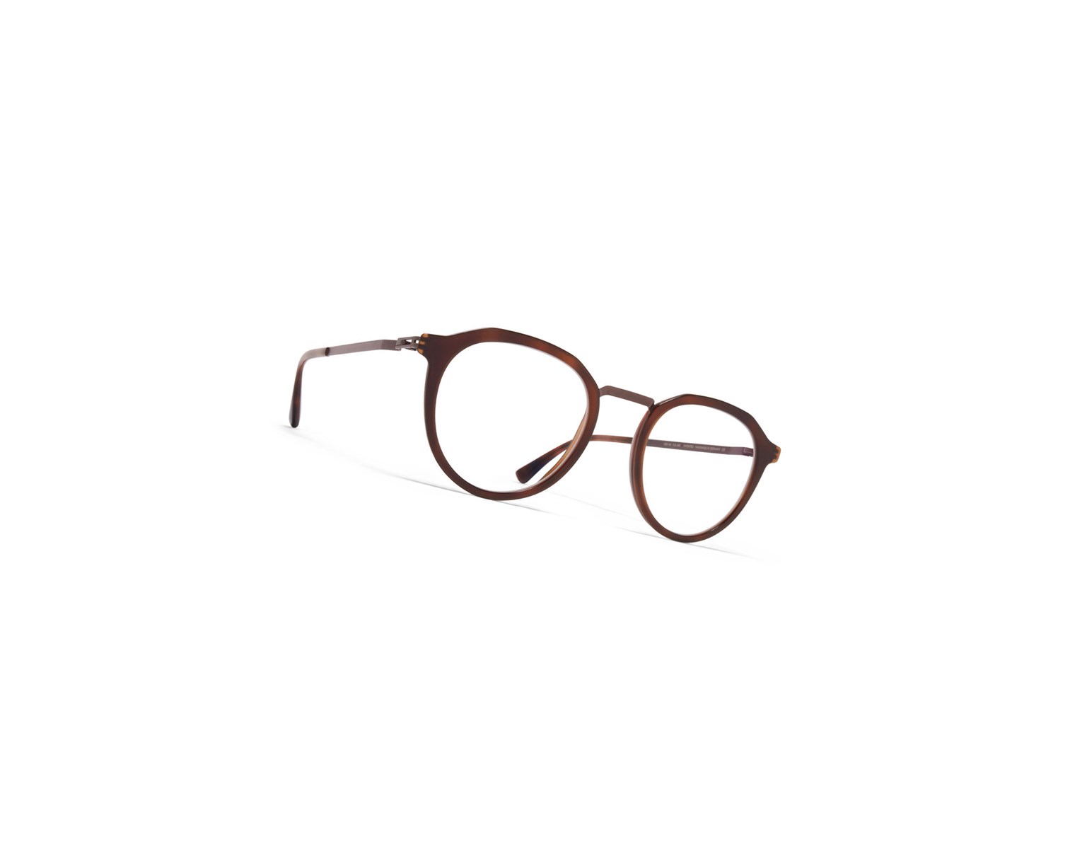 Glasses Mykita Lite Acetate Paulson Optical Frame A47 Mocca/Zanzibar / Clear | 16082-EHBR