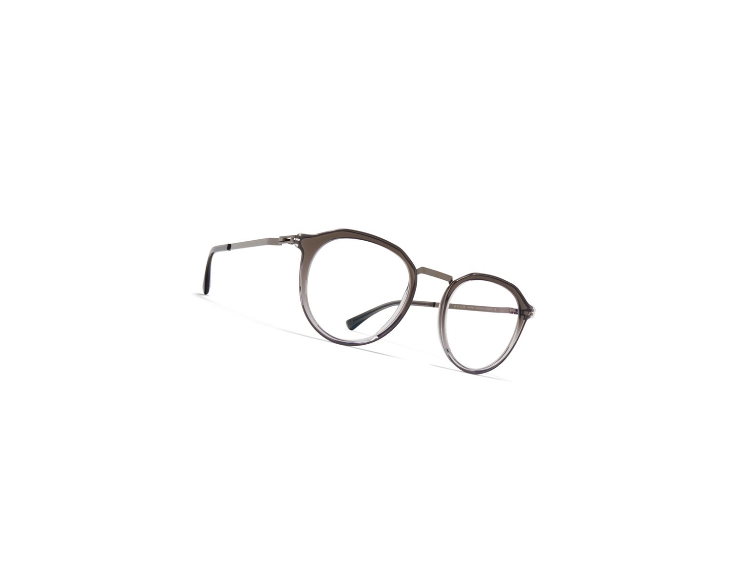Glasses Mykita Lite Acetate Paulson Optical Frame A54 Shiny Graphite/Grey Gradie / Clear | 32547-IVJC