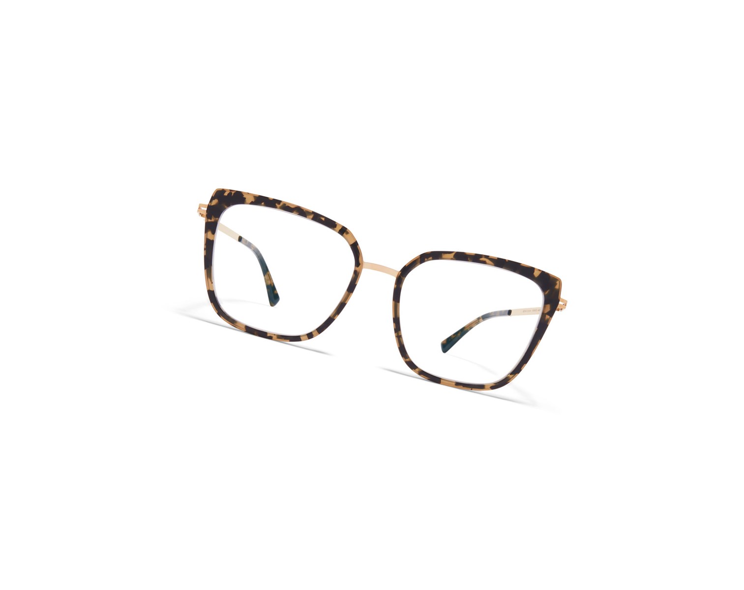Glasses Mykita Lite Acetate Sanna Optical Frame A38 Champagne Gold/Antigua / Clear | 43218-DUVP