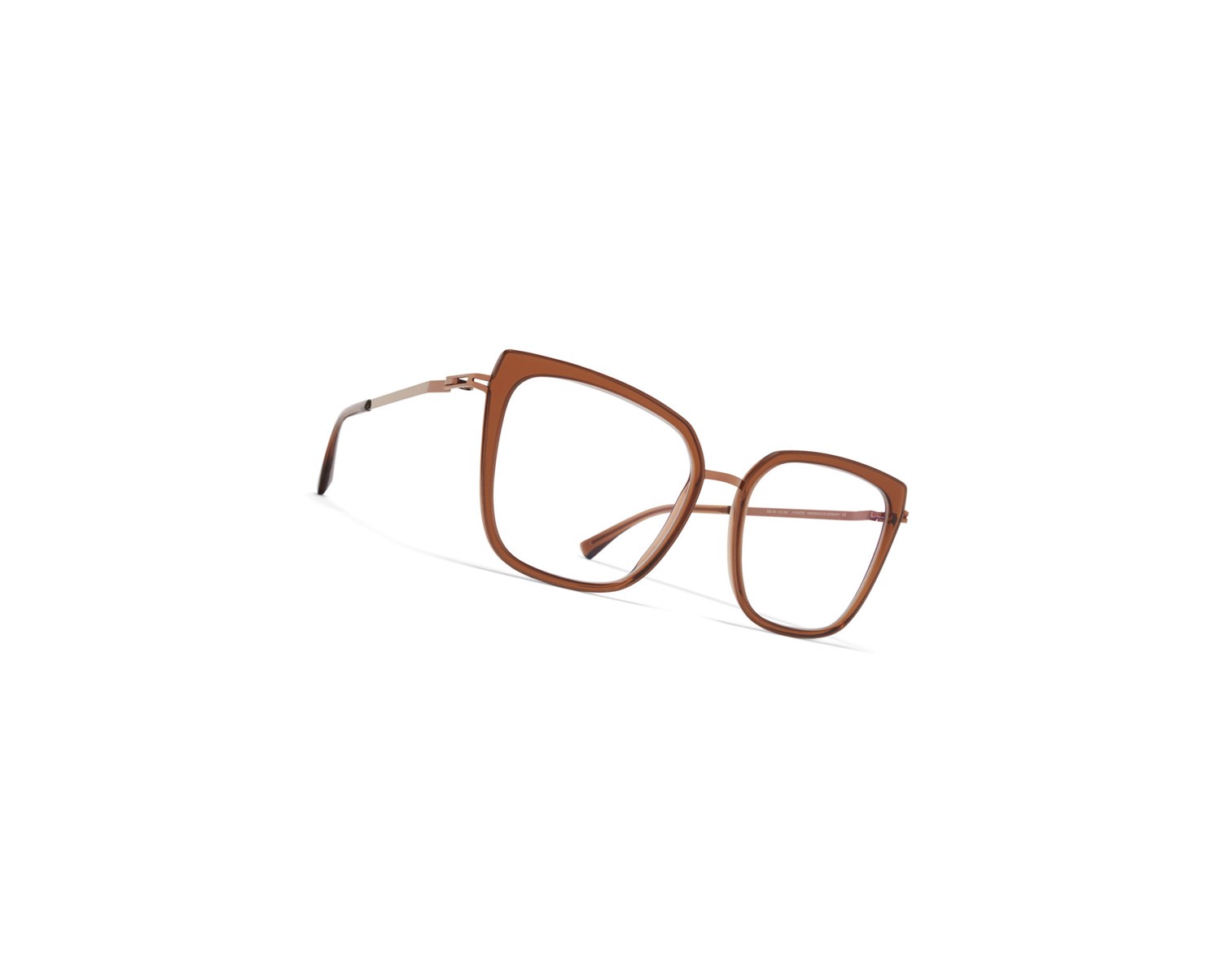 Glasses Mykita Lite Acetate Sanna Optical Frame A40 Shiny Copper/Topaz / Clear | 54201-UVIT