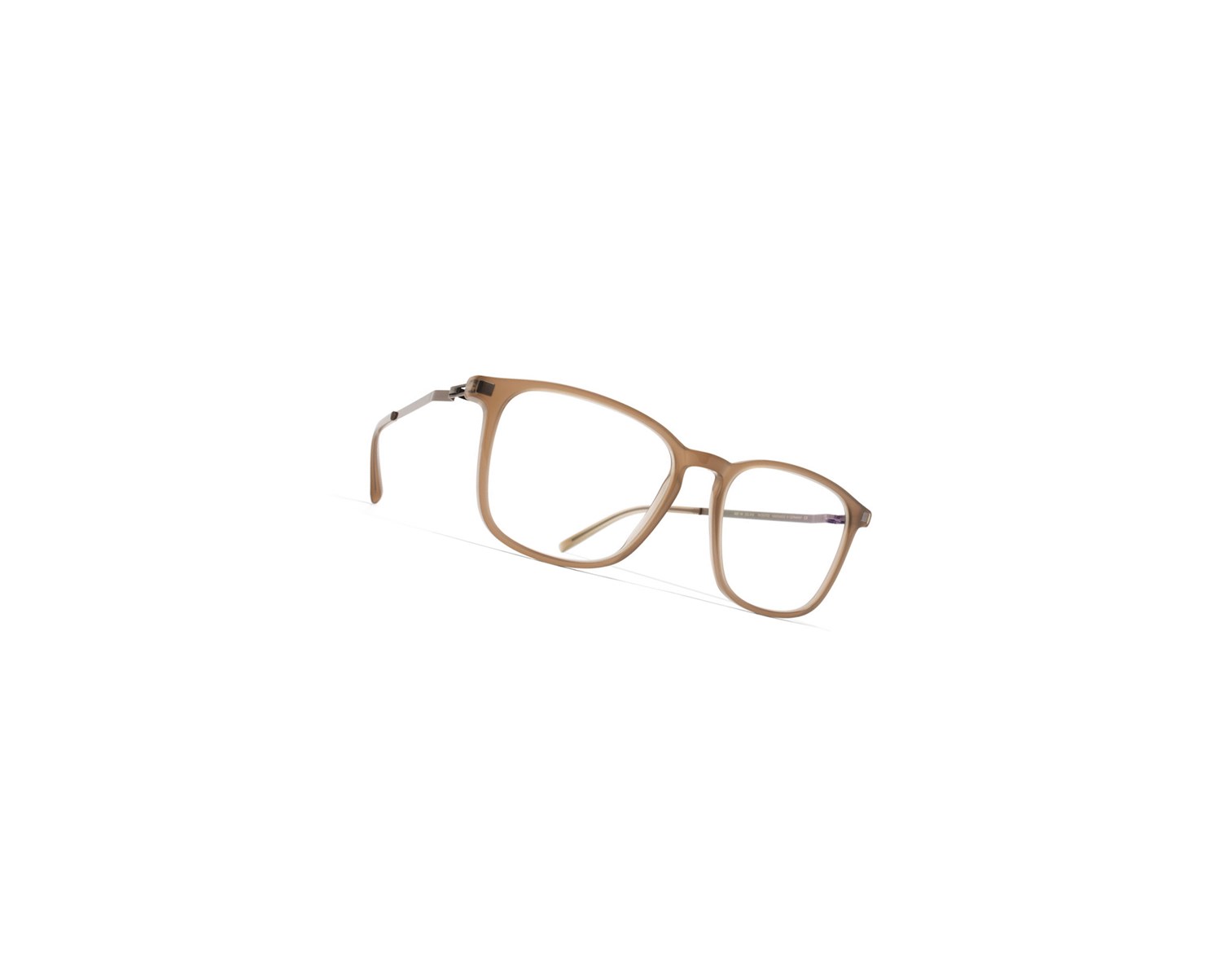 Glasses Mykita Lite Acetate Tuktu Optical Frame C5 Taupe/Shiny Graphite / Clear | 72859-AFPD