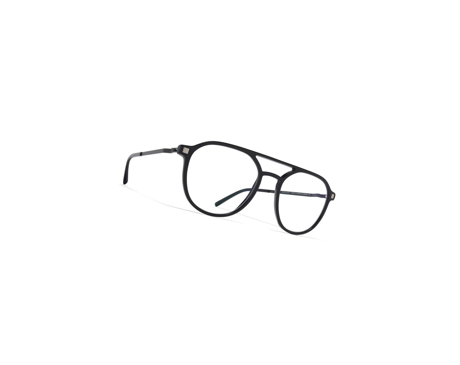 Glasses Mykita Lite Acetate Tulok Optical Frame C95 Black/Silver/Black / Clear | 91365-AVGF