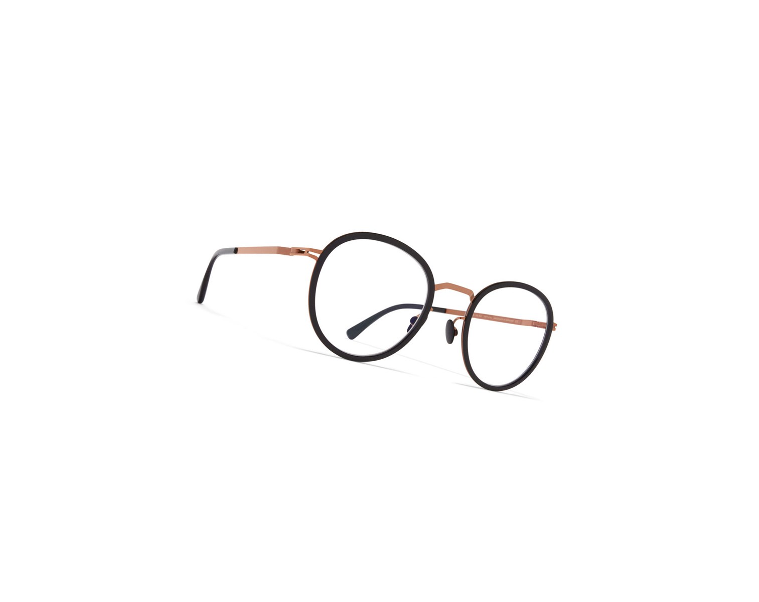 Glasses Mykita Lite Acetate Tuva Optical Frame A37 Shiny Copper/Black / Clear | 50384-XVDP