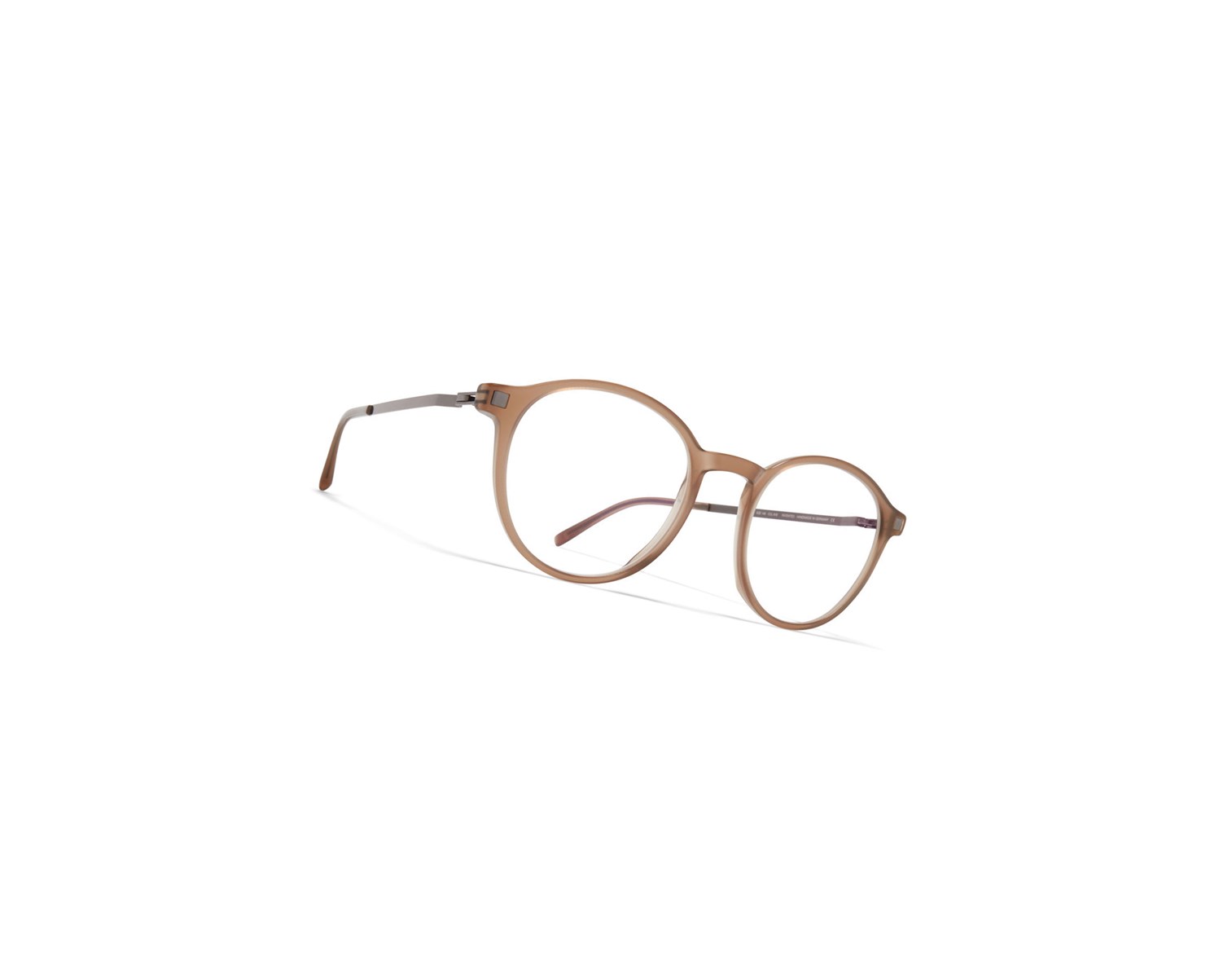 Glasses Mykita Lite Acetate Yaska Optical Frame C5 Taupe/Shiny Graphite / Clear | 76801-WFZV